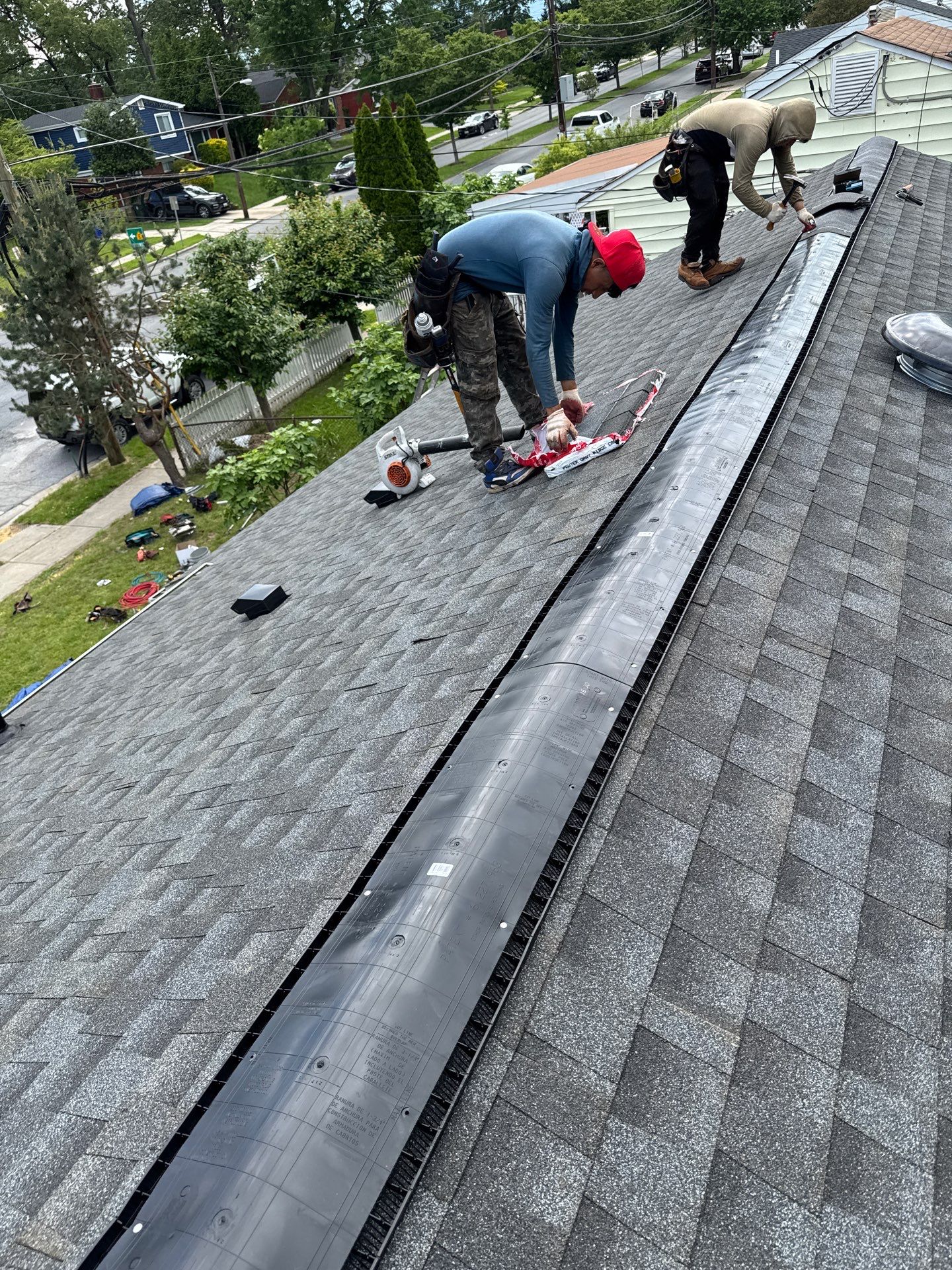 Residential Roofing Installation using GAF HDZ SHINGLES by La Bendicion Contruction Llc