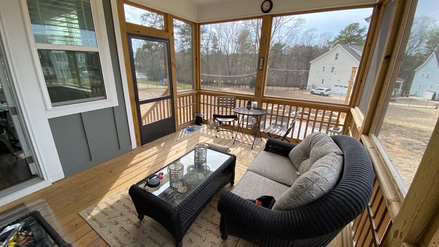 Screened Porch using Wood Sealant by DuraSeal