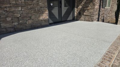 Back Patio using Swan