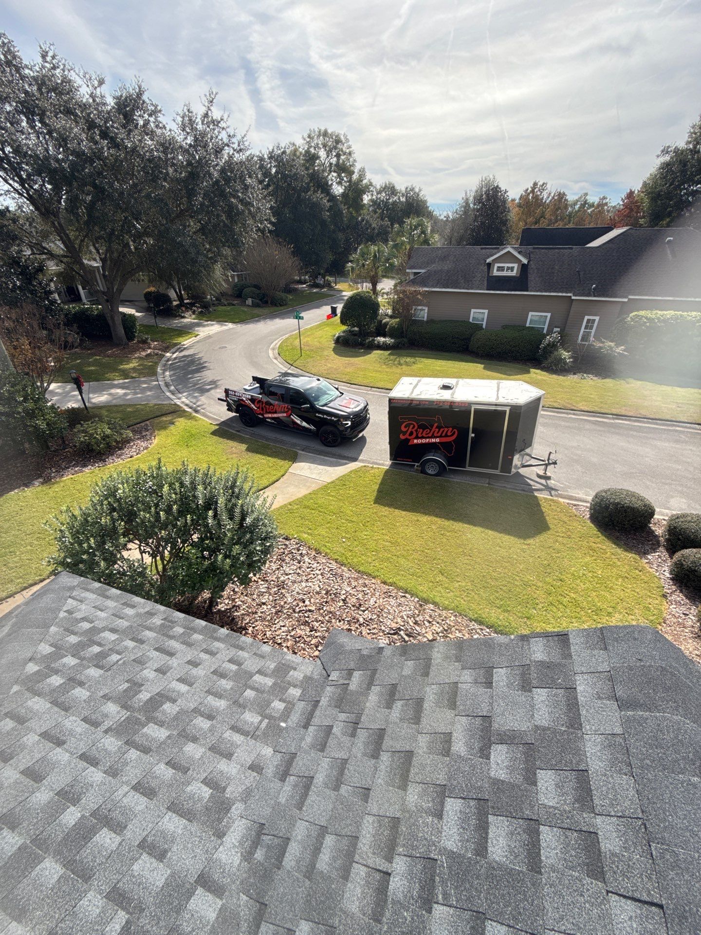 Reroof in Gainesville, Florida by Brehm Roofing