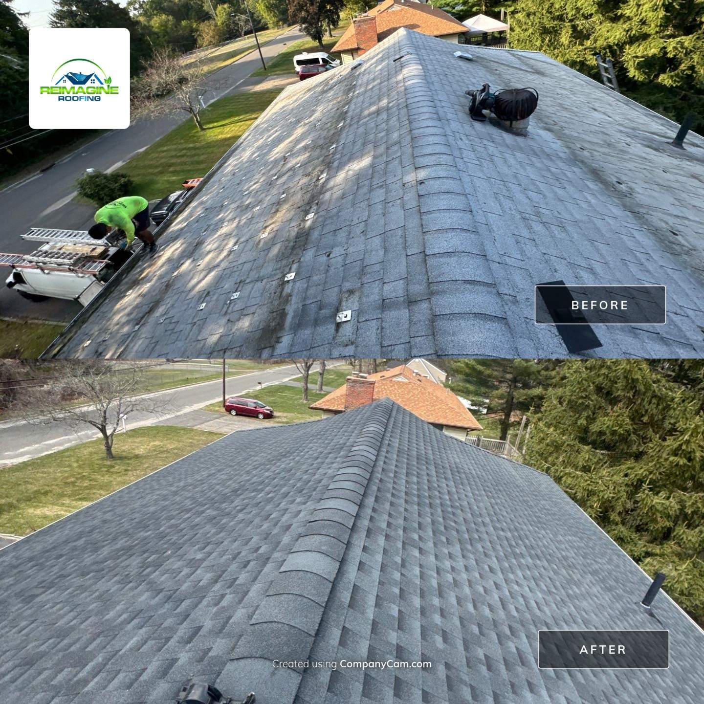 Estate Gray Shingles by Reimagine Roofing