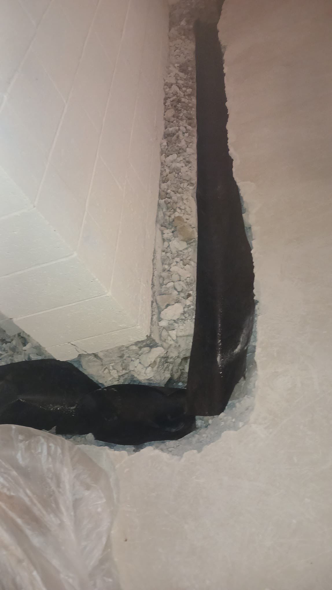 Interior French Drain With Radon Seal & Mold Remediation in Wall Township by Pure Service Pro, LLC 