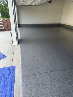 Garage Floor Coating using Briar