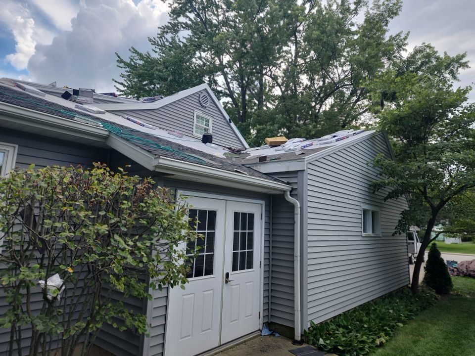 Residential Roofing Installation using GAF Timberline HDZ Charcoal by Nitro Roofing and Construction