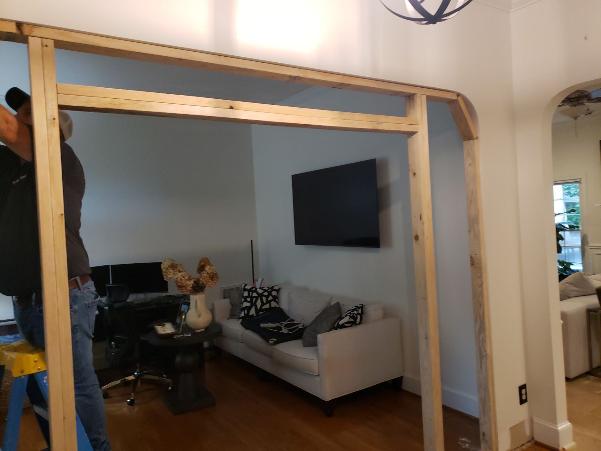 Custom Office Door: A Seamless Fit! by A Step Above Handy LLC 