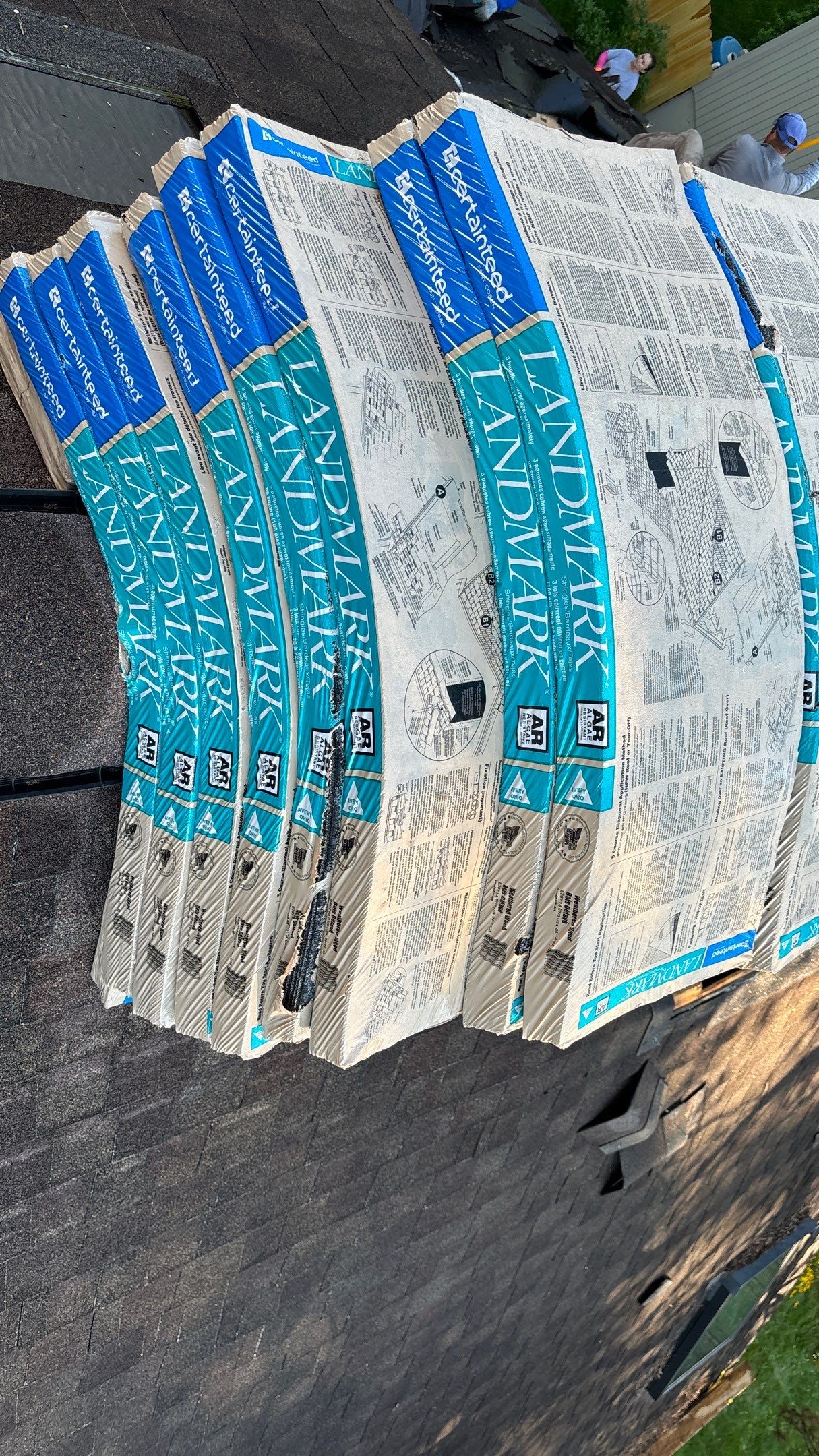 Roof Replacement using CertainTeed Landmark Weathered Wood by 180 Contractors