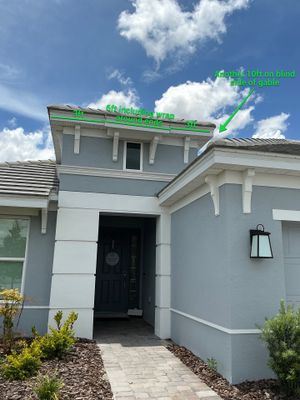 6-INCH White Gutter Installation in Palmetto FL