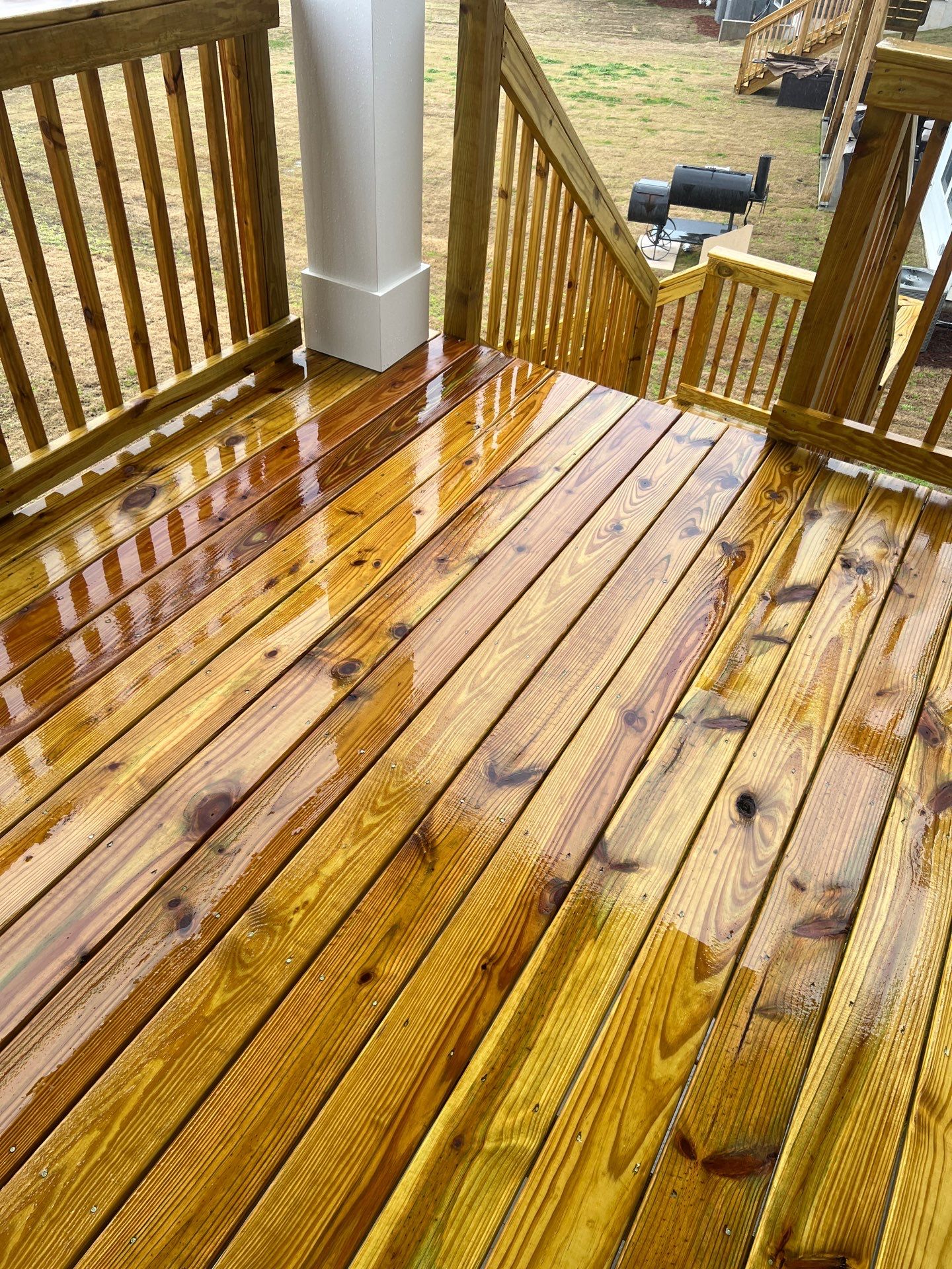 Weathered Deck using Wood Sealant by DuraSeal