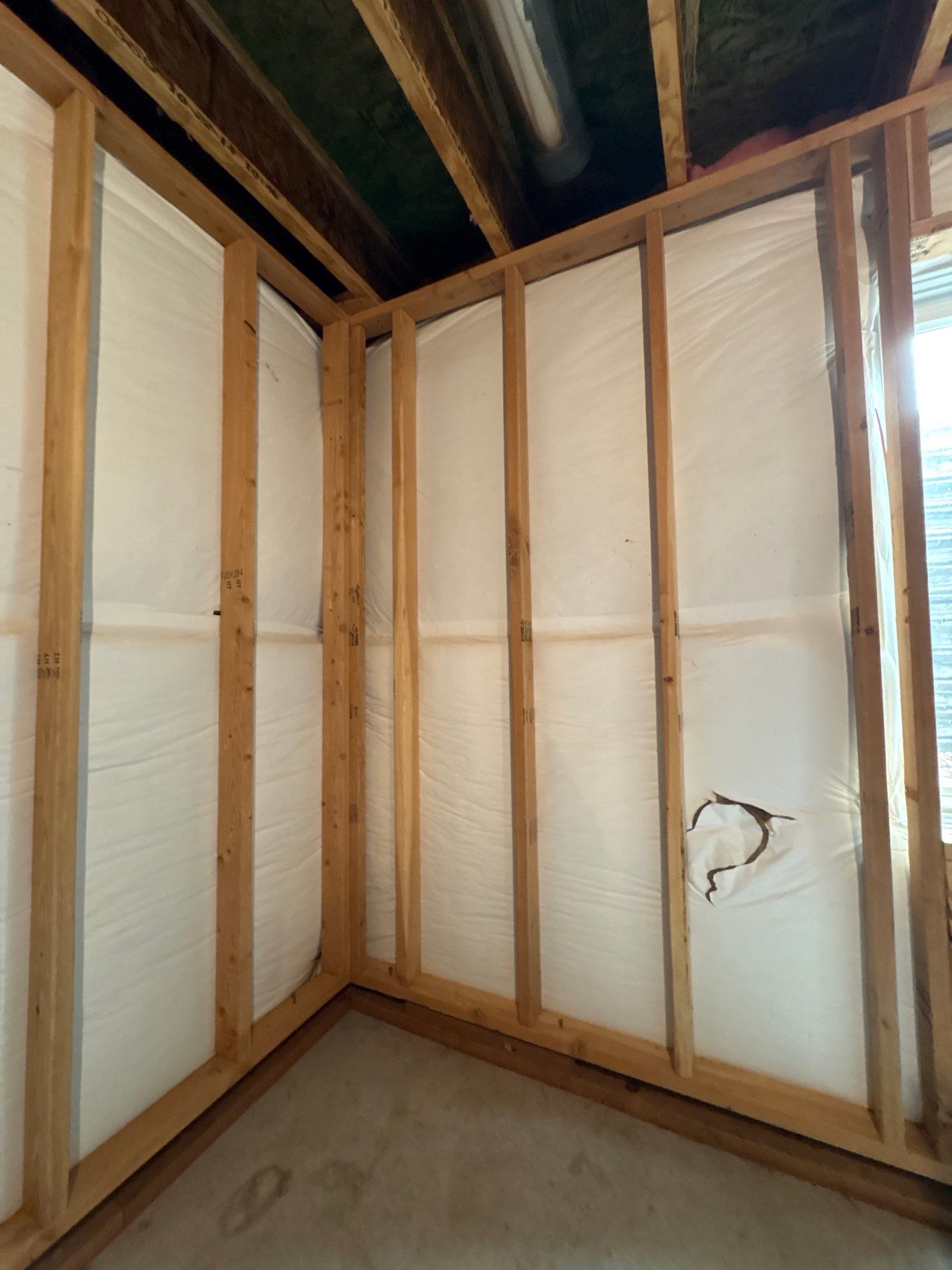 Basement Window Installation and Wall Framing in Wellington by CompanyCam Sales Demo
