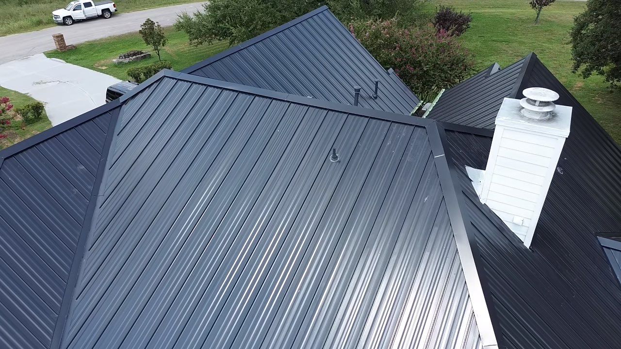 Matte Black - L&A Metals Class 4 UL 2218 Standing Seam Metal by RoofsOnly.com