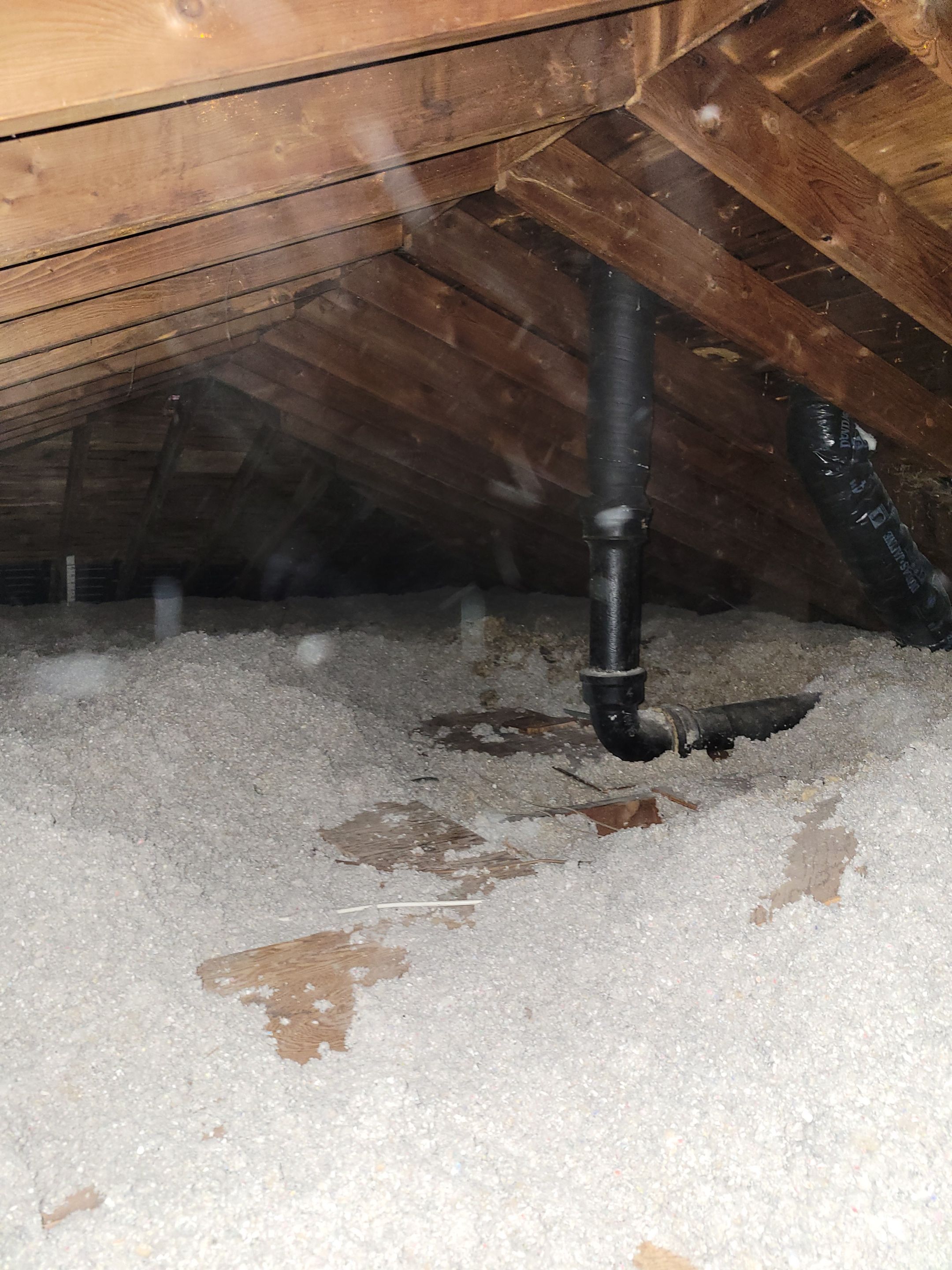 Sewage Pipe Break in the Attic by Chicagoland Water Medics