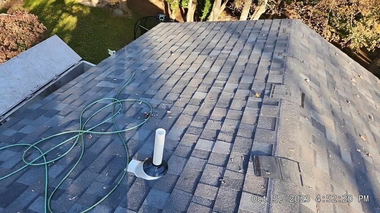 Residential Roofing Installation using Owens Corning TruDefinition Williamsburg gray by A Plus Exterior