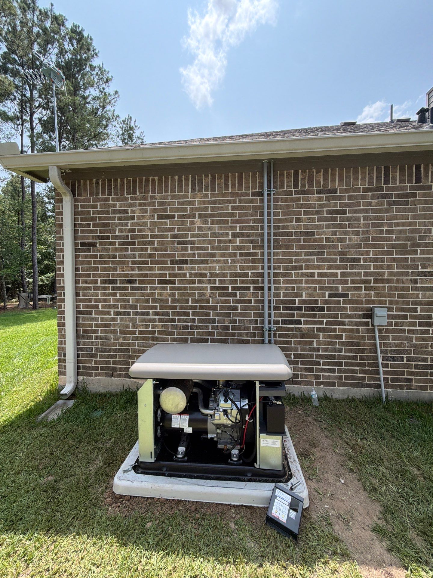 KOHLER Standby Generator Installation in Cut and Shoot, Texas by GenTex Elite Services