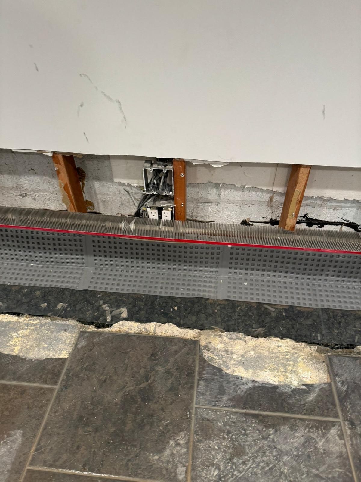 Interior French Drain Basking Ridge NJ by Pure Service Pro, LLC 