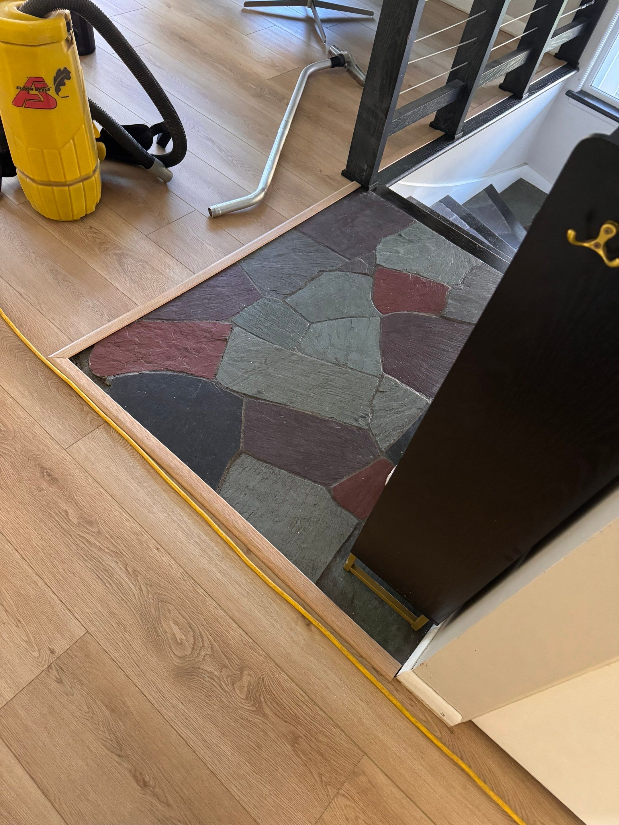 Before & After with Provenza "Road Trip" LVP by RTBaldwin Hardwood Floors