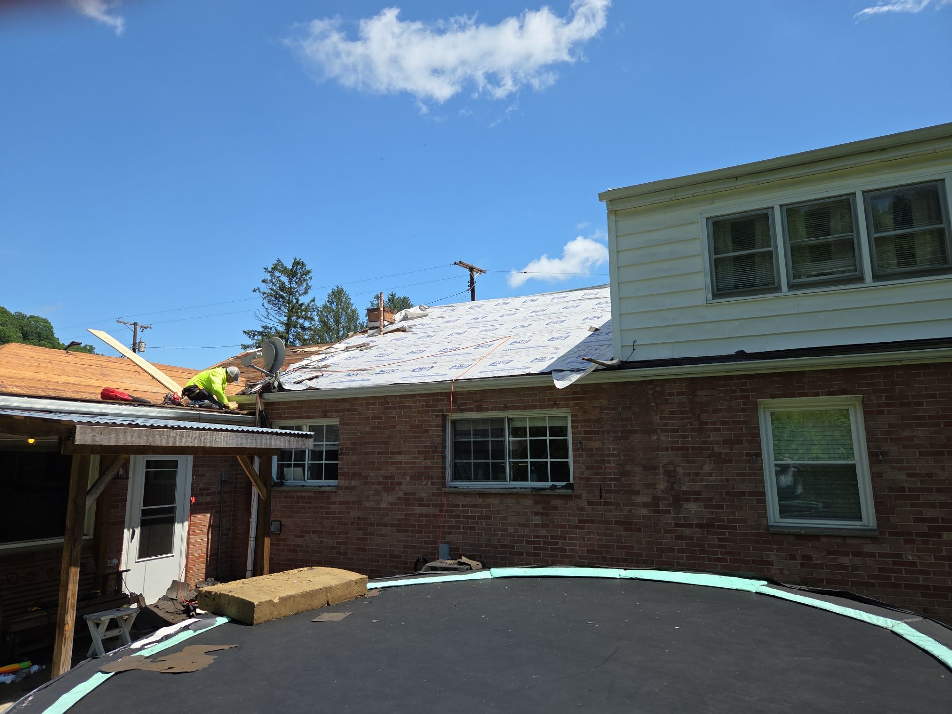 Residential Roofing Installation using Metal by Mr. Roofer