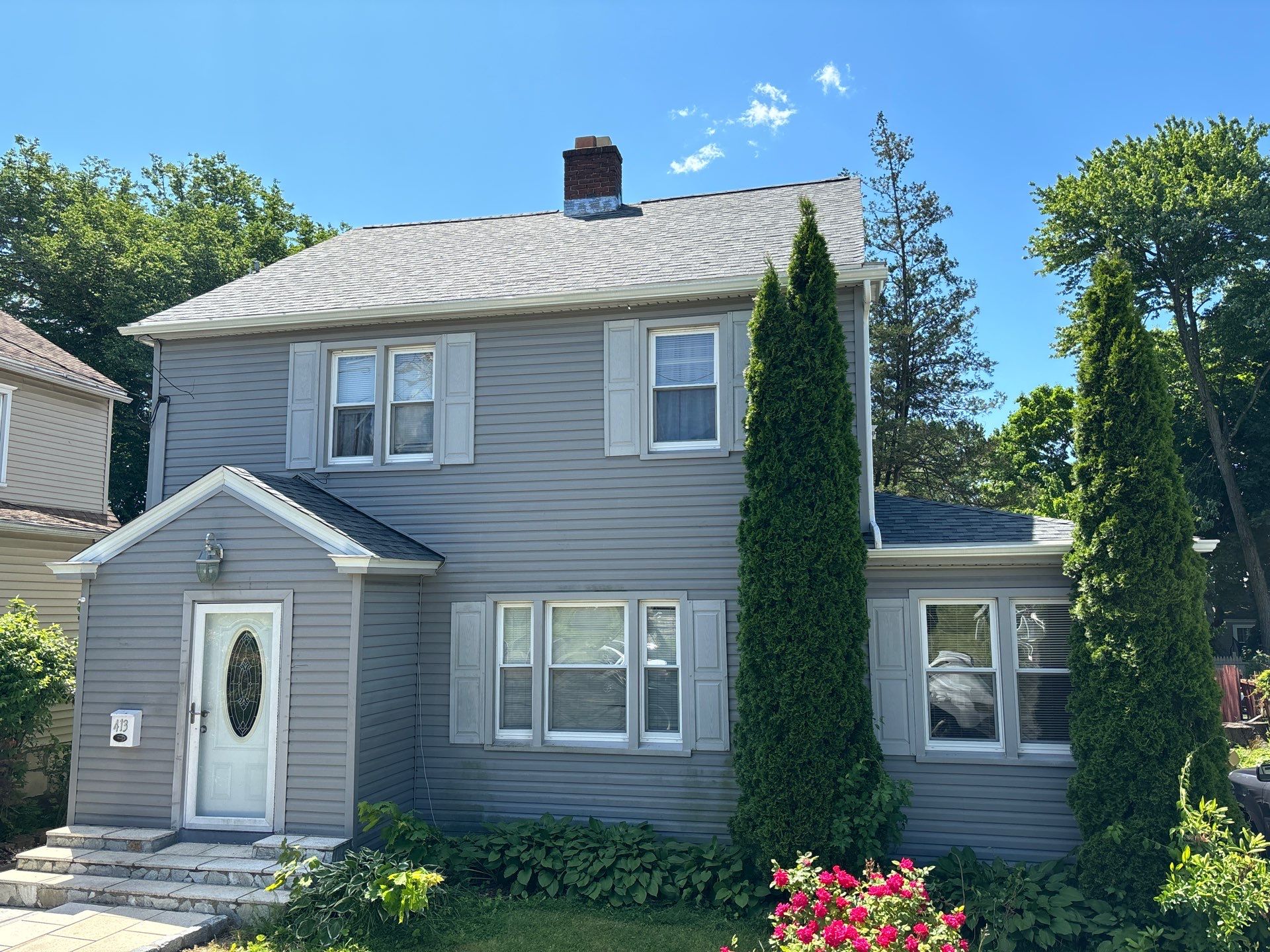 Residential Roofing Installation using Owens Corning TruDefinition Duration AR - Estate Gray by A Plus Exterior