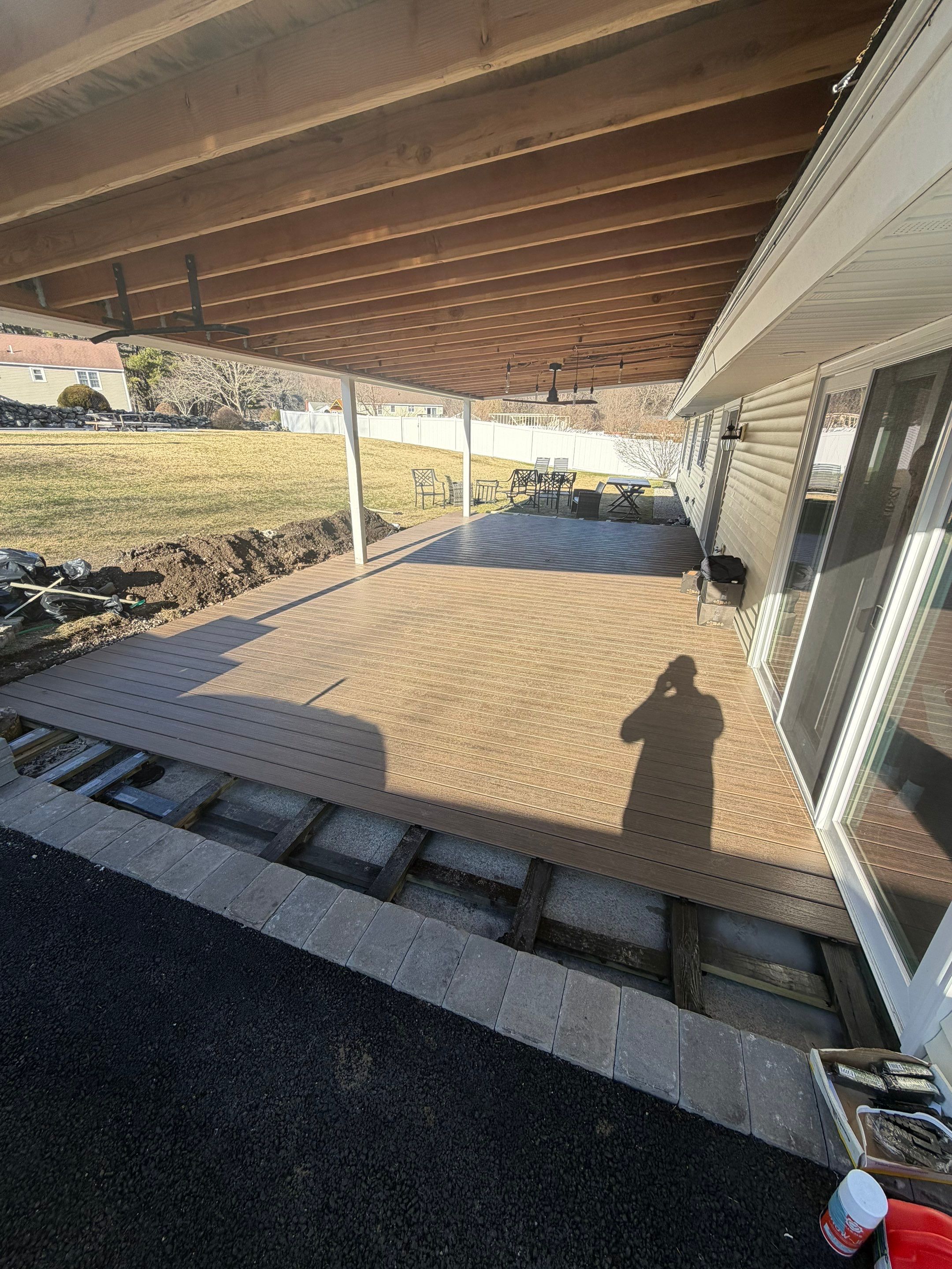Composite Deck Installation in Hudson by UBrothers Construction
