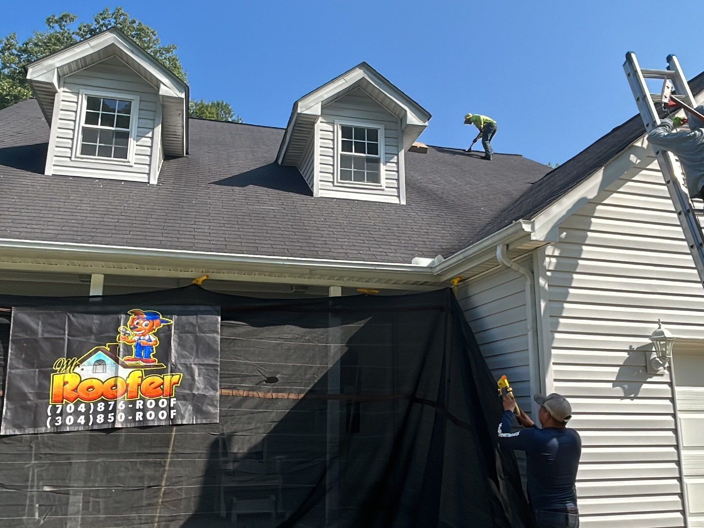 Residential Roofing Installation using Performance Shingles by Mr. Roofer