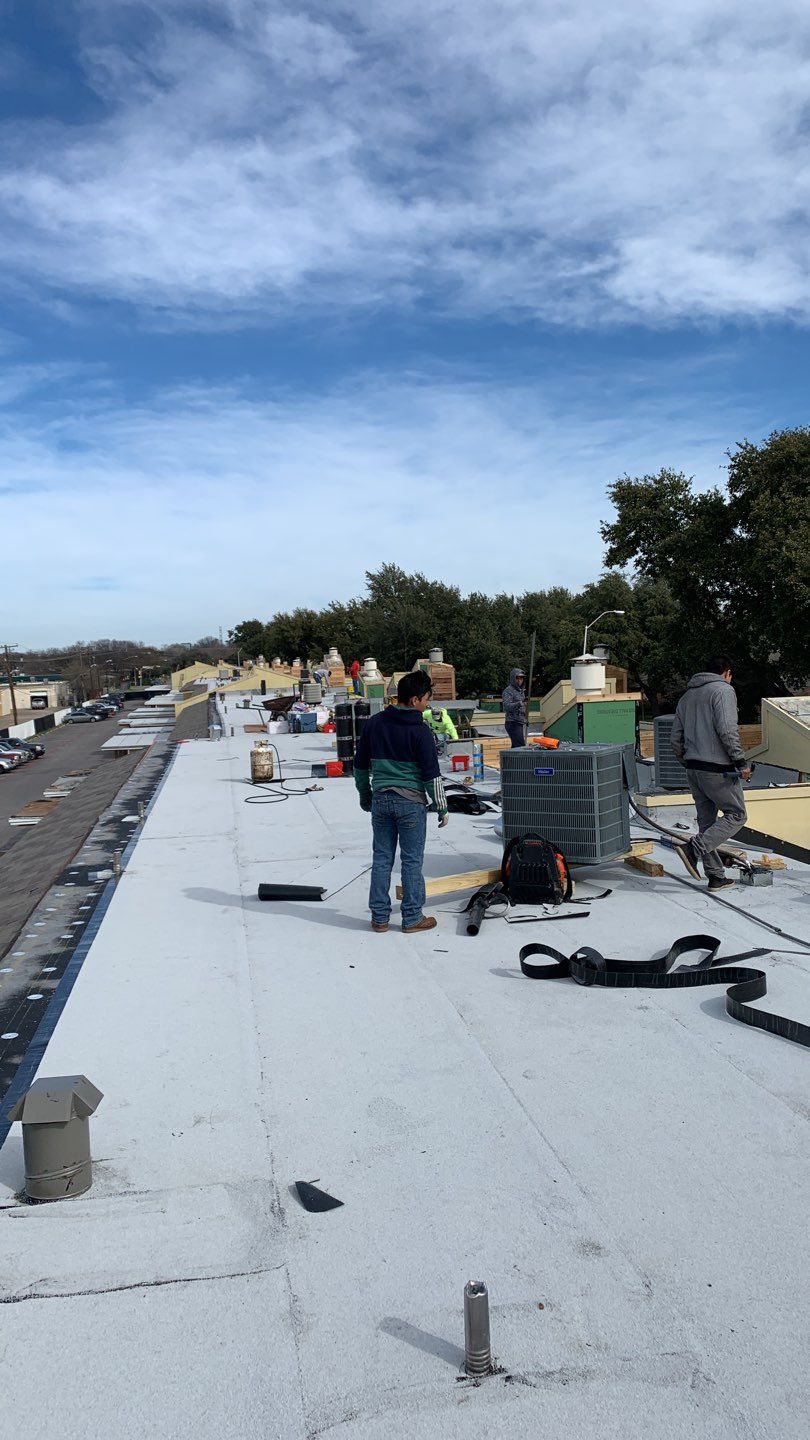 Apartment Roof Replacement by First Out Roofing