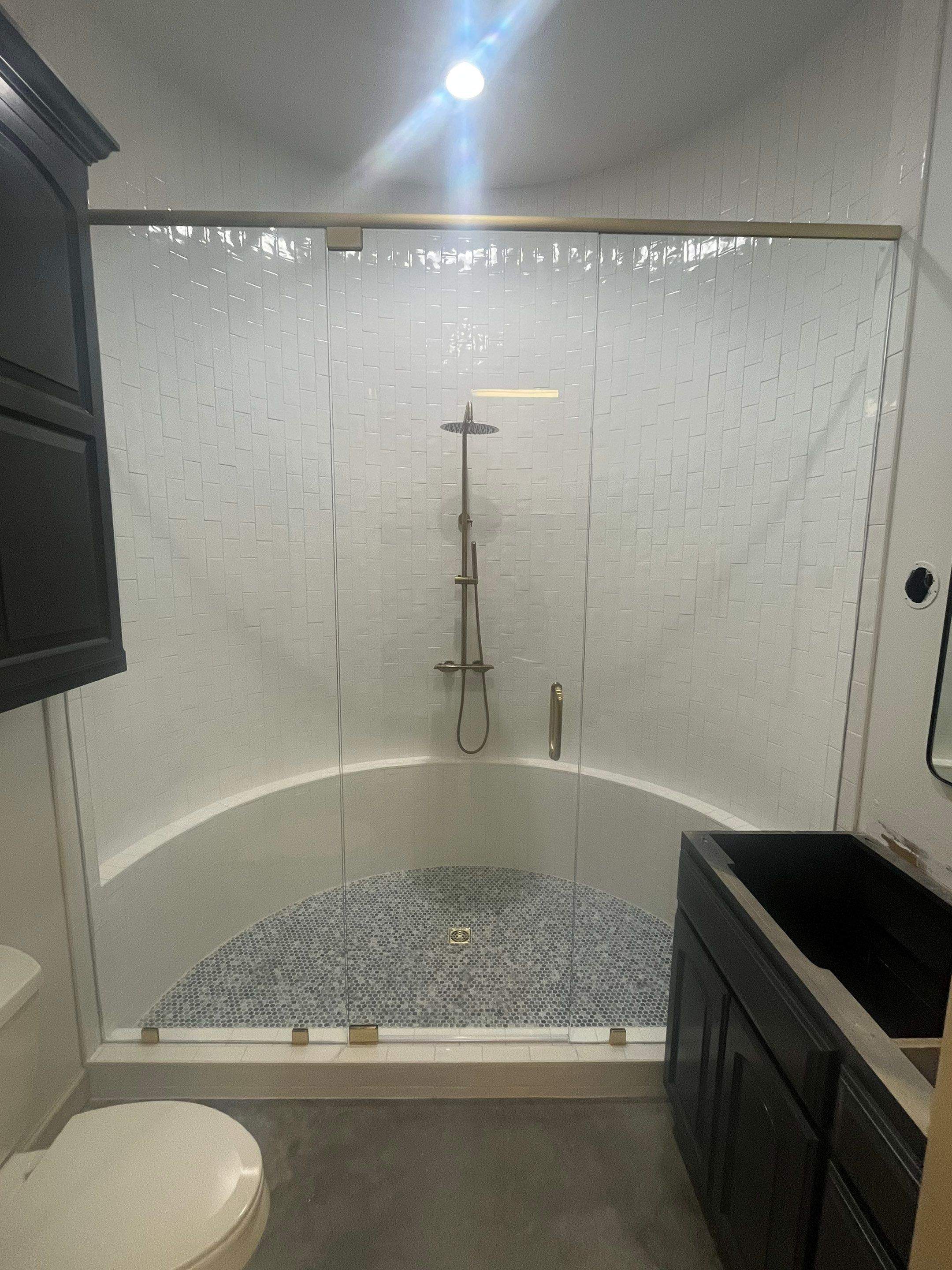 Shower Pictures by Custom Glass Service