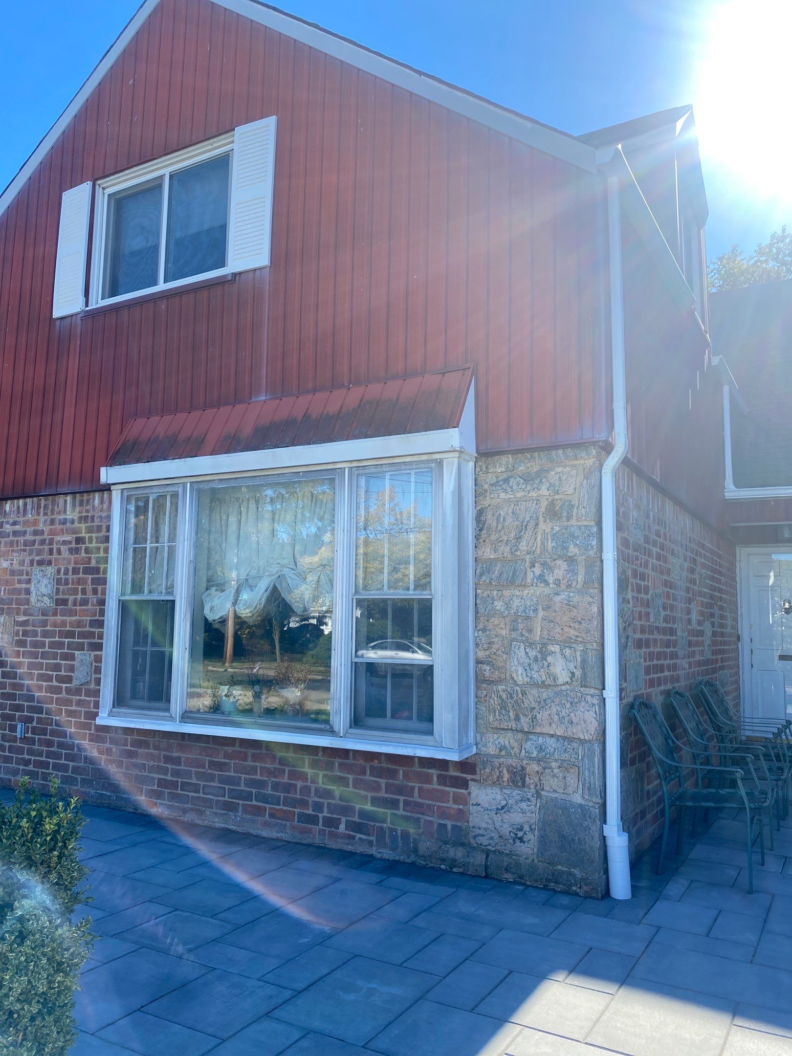 Remove and replaced old gutters and leaders. by Above All Gutters 