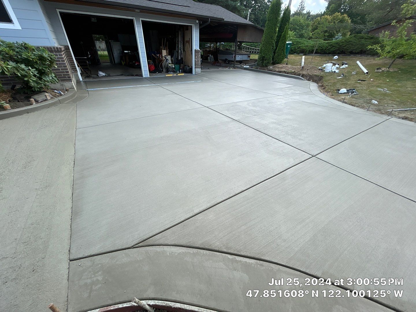 Rodd | Concrete Driveway Extentension by Jireh Asphalt & Concrete Inc 