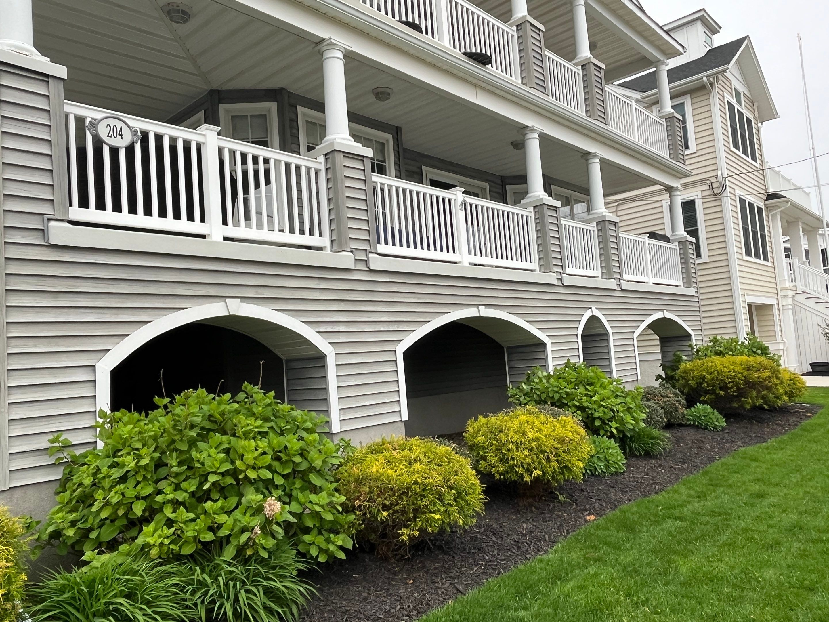 Exterior painting - Columns & Beams Ocean City, NJ by FreshCoat Works LLC