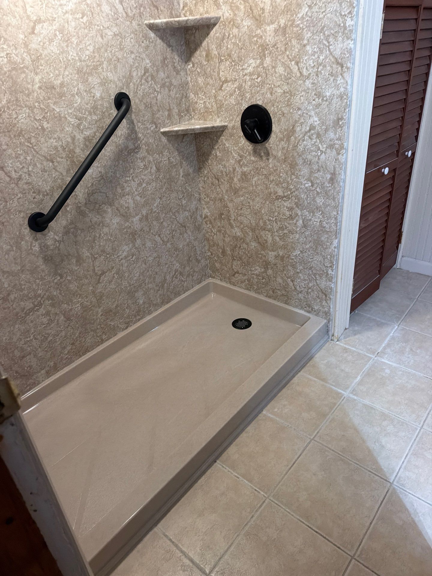 Tub to Shower Conversion: Sandalwood by Rome Bath Remodeling