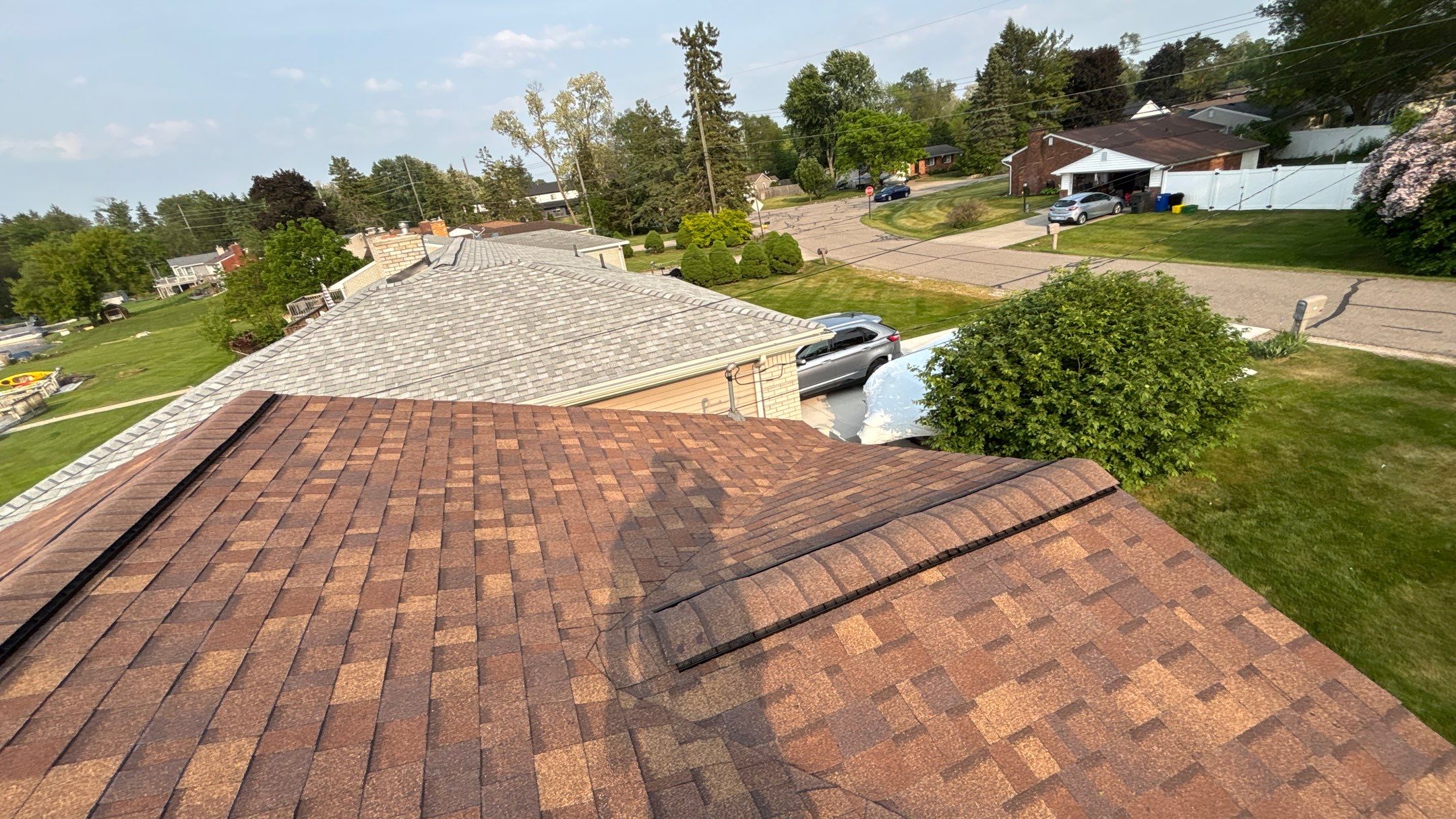 Roof Replacement using Owens Corning Desert Rose by 180 Contractors