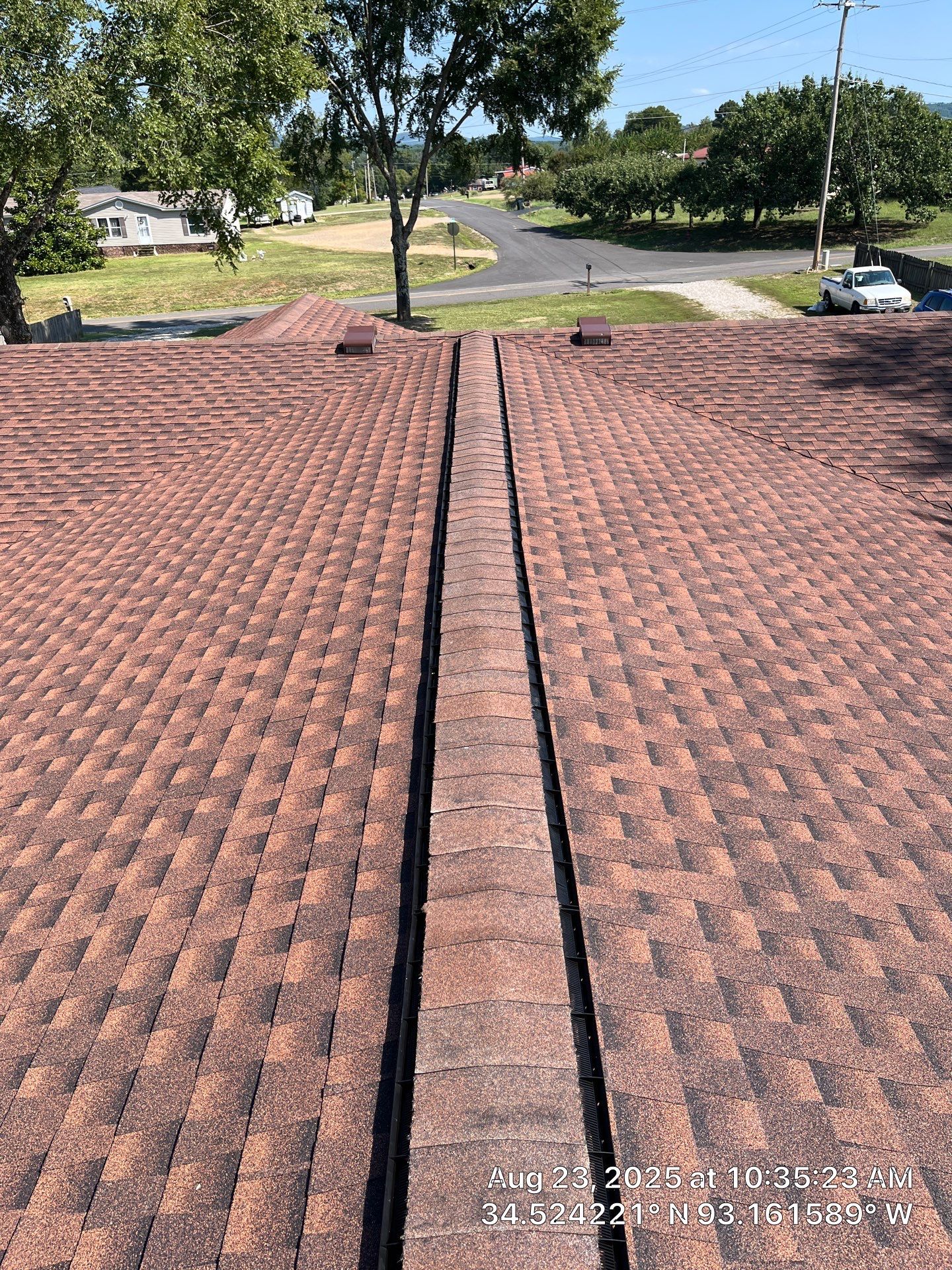 GAF Timberline HDZ Roof Replacement and Decking Repair in Hot Springs by Temple Roofing and Exteriors