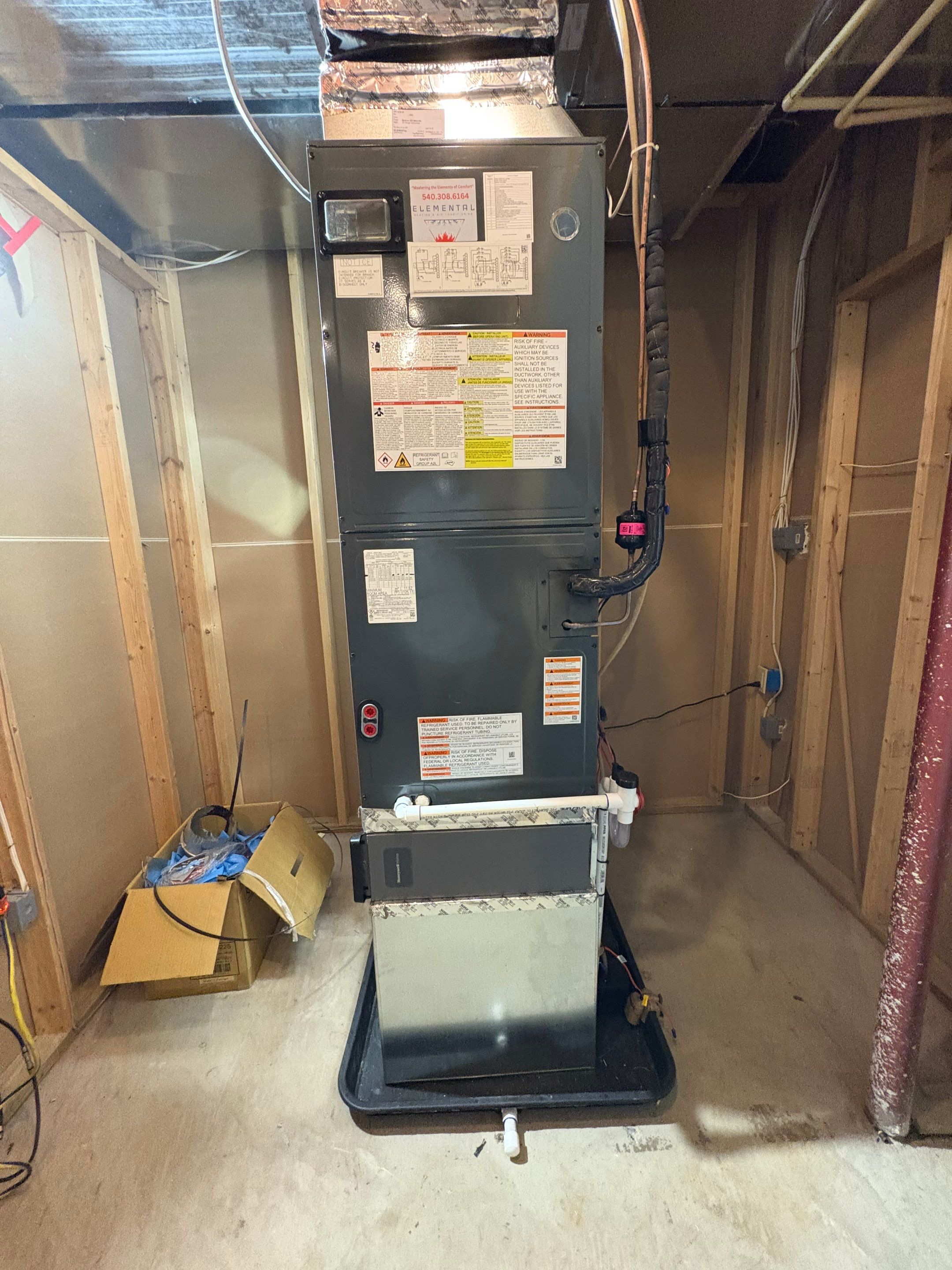 Change out in Front Royal by Elemental Heating and air conditioning LLC