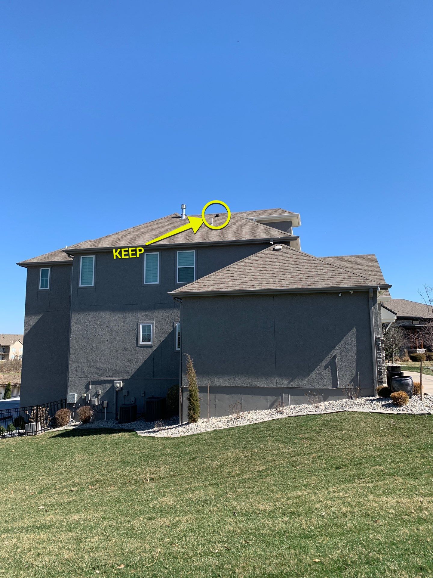 Hail Damaged Roof replacement in Staley Farms  by EEC  Windows, Siding & Roofing 