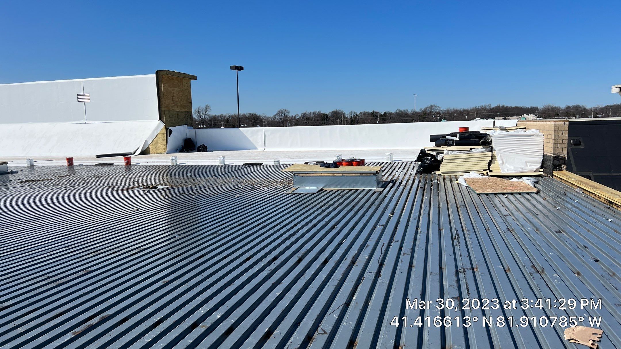 North Olmsted Ohio TPO Roof Install by Gold Star Roofing LLC 