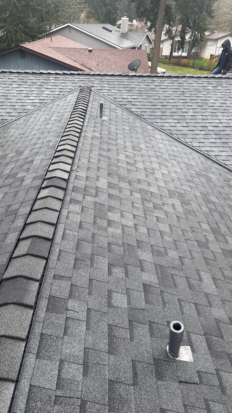 Residential Roofing Installation using GAF UHDZ Shingles by Roofing Formula LLC