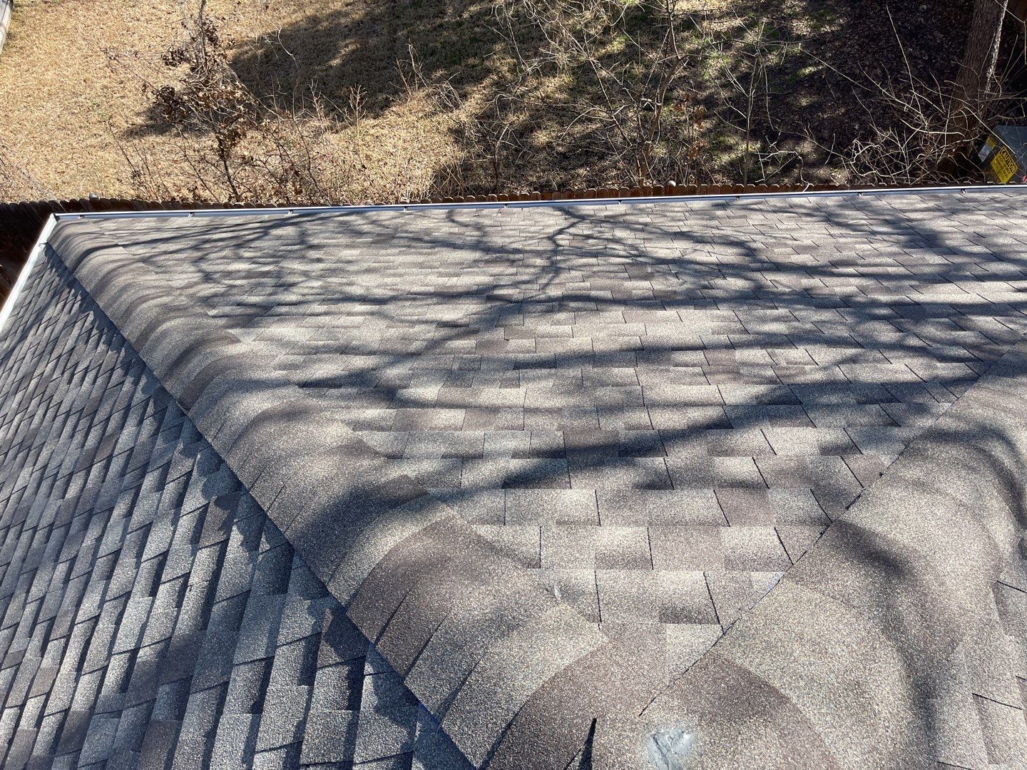 Major storm damage required full roof replacement along with other exterior repairs by First United Roofing & Construction