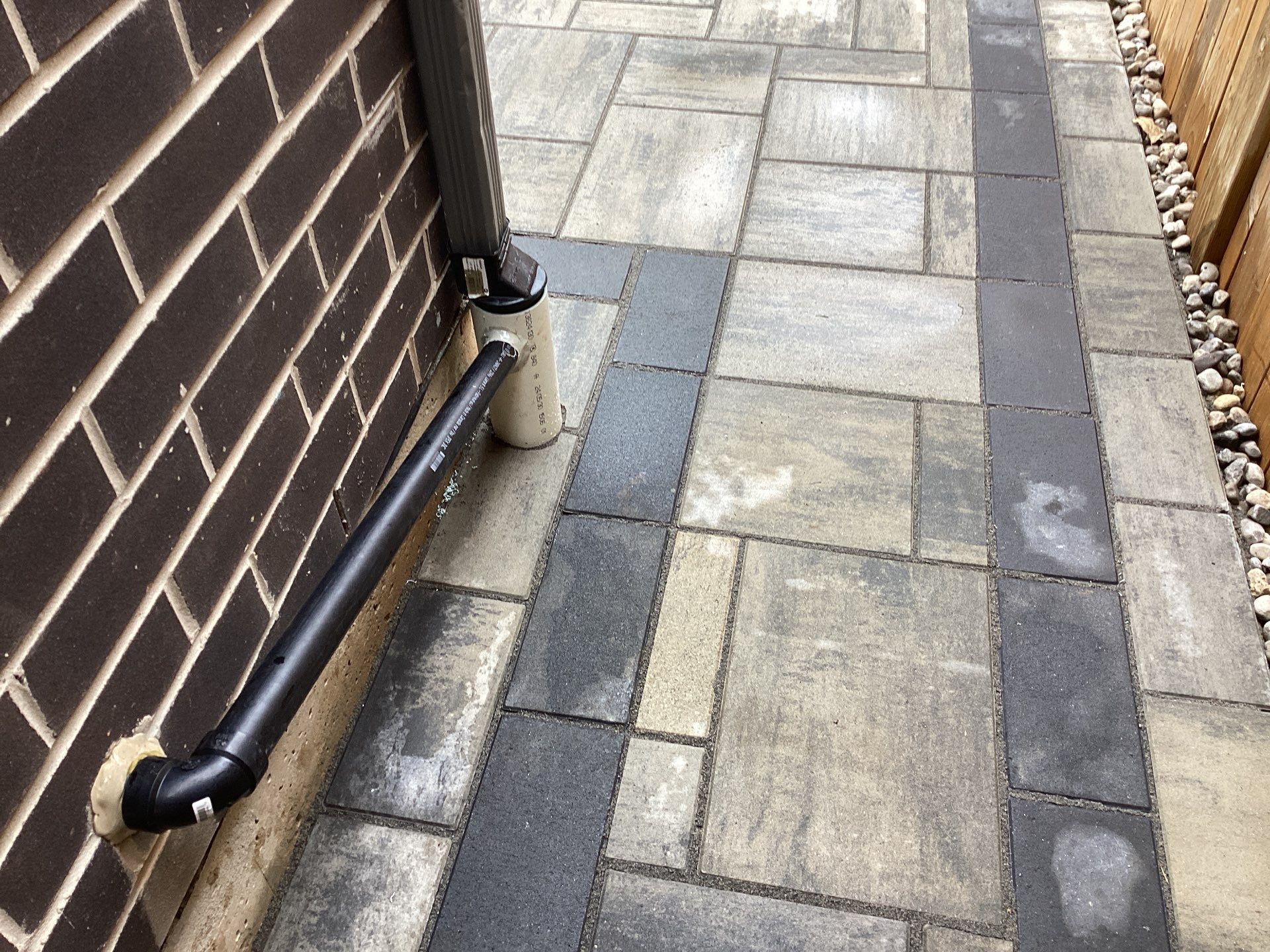 Front Entrance & Lounge Patio by Soares Landscaping