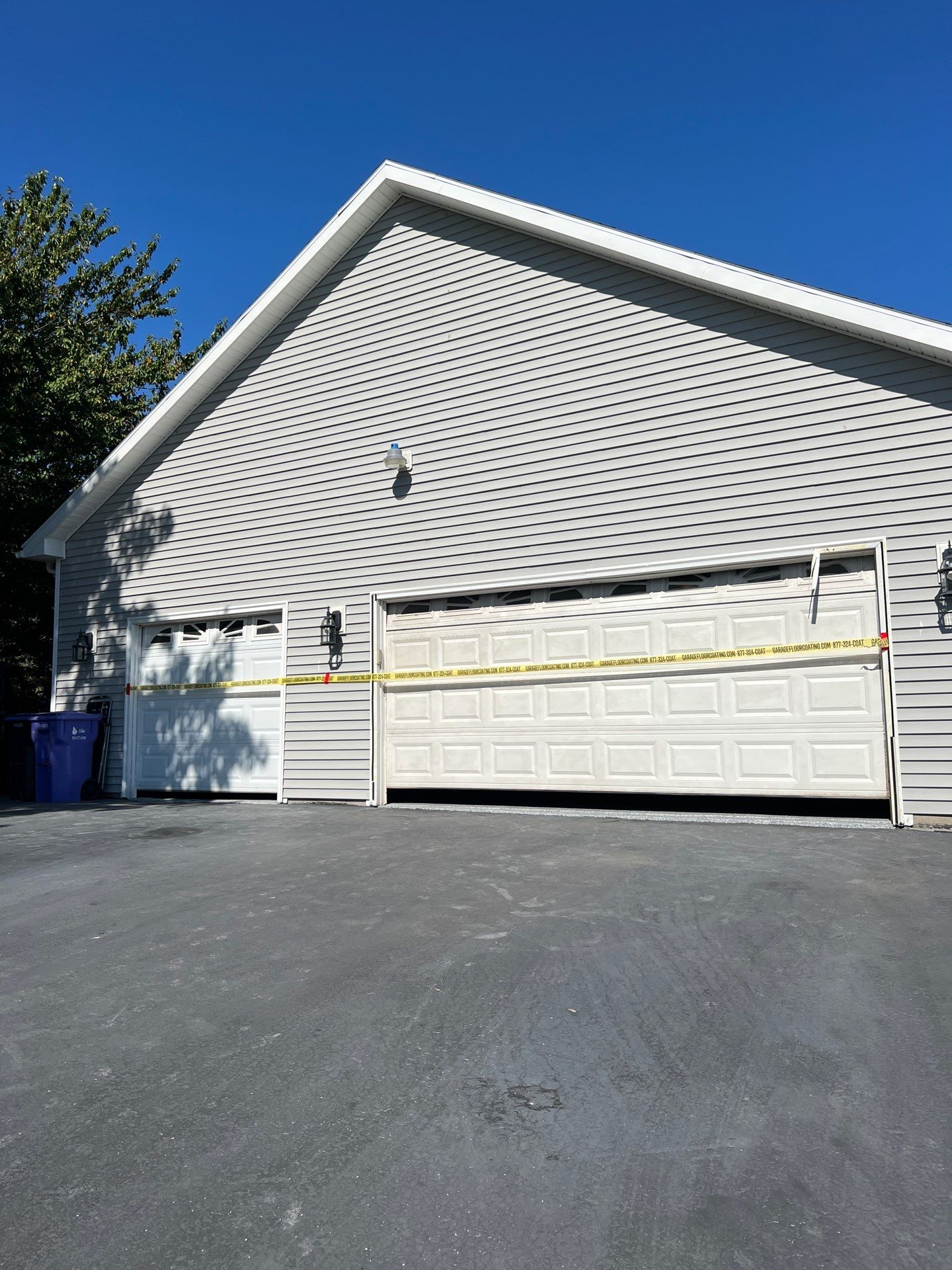 Vintage Silverado Garage Coating by NG Masonry & Construction LLC