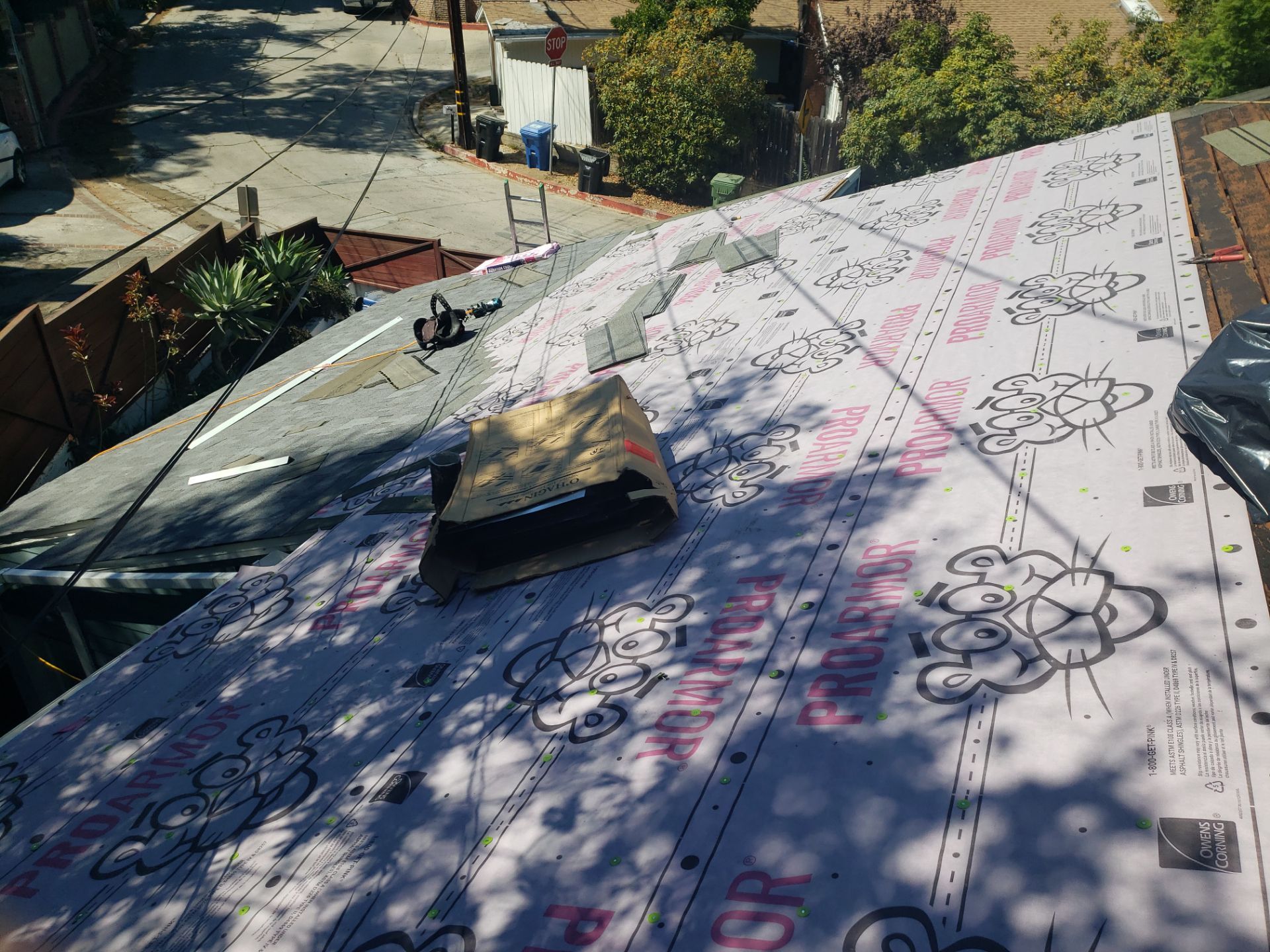 Residential Roofing Installation using Shingles and Silicone by Hull Brothers Roofing