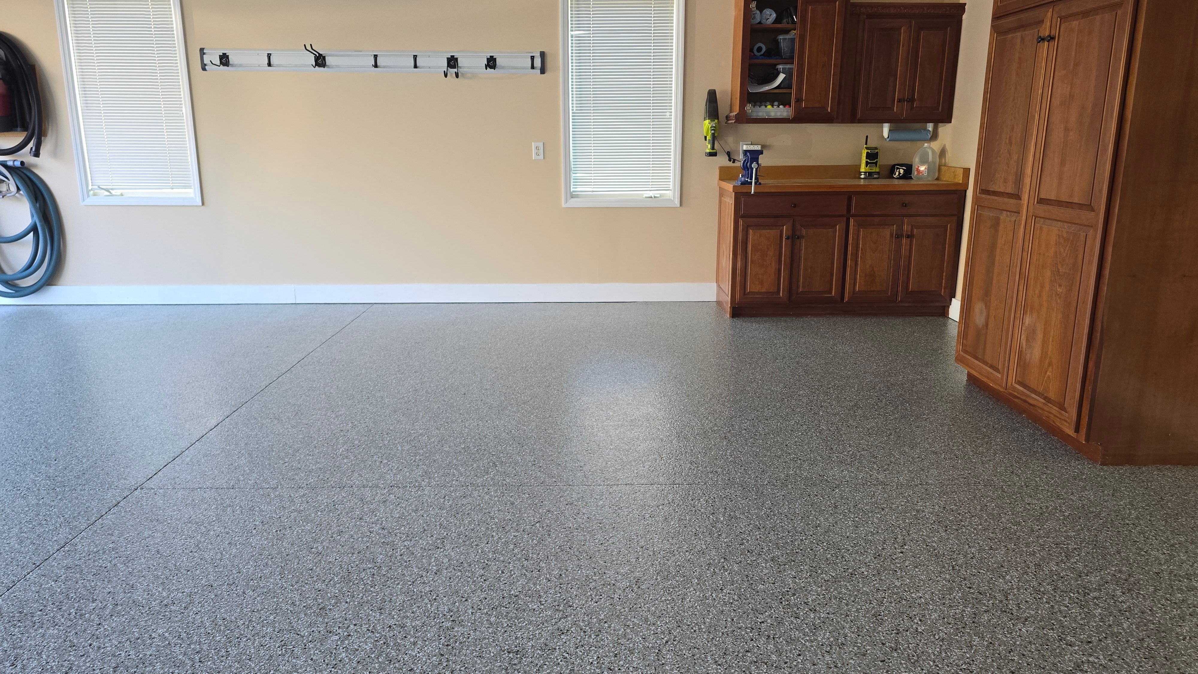 Garage using Creekbed by Elite Floor Solutions