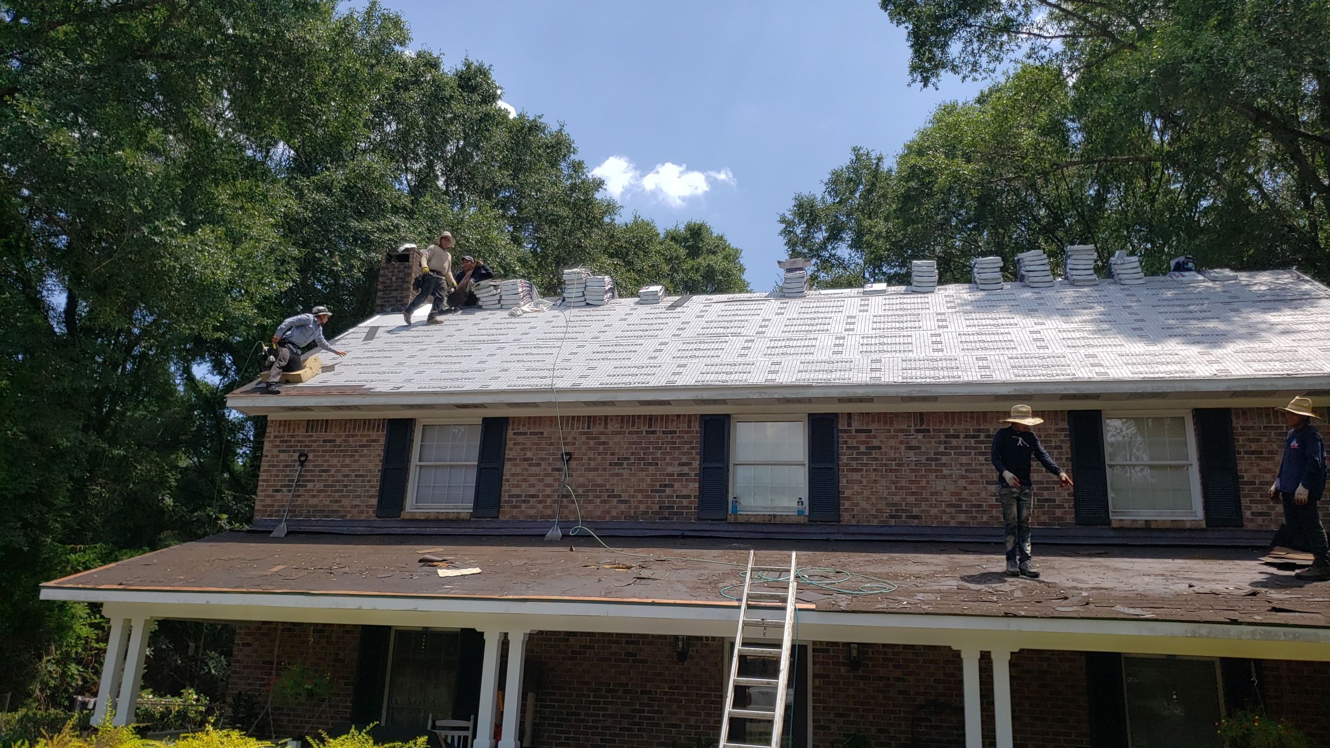 Residential Roofing Installation using Roof Replacement by American Roofing & Construction LLC