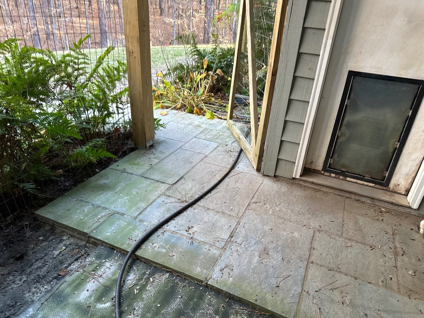 travertine  using Concrete Sealant by DuraSeal