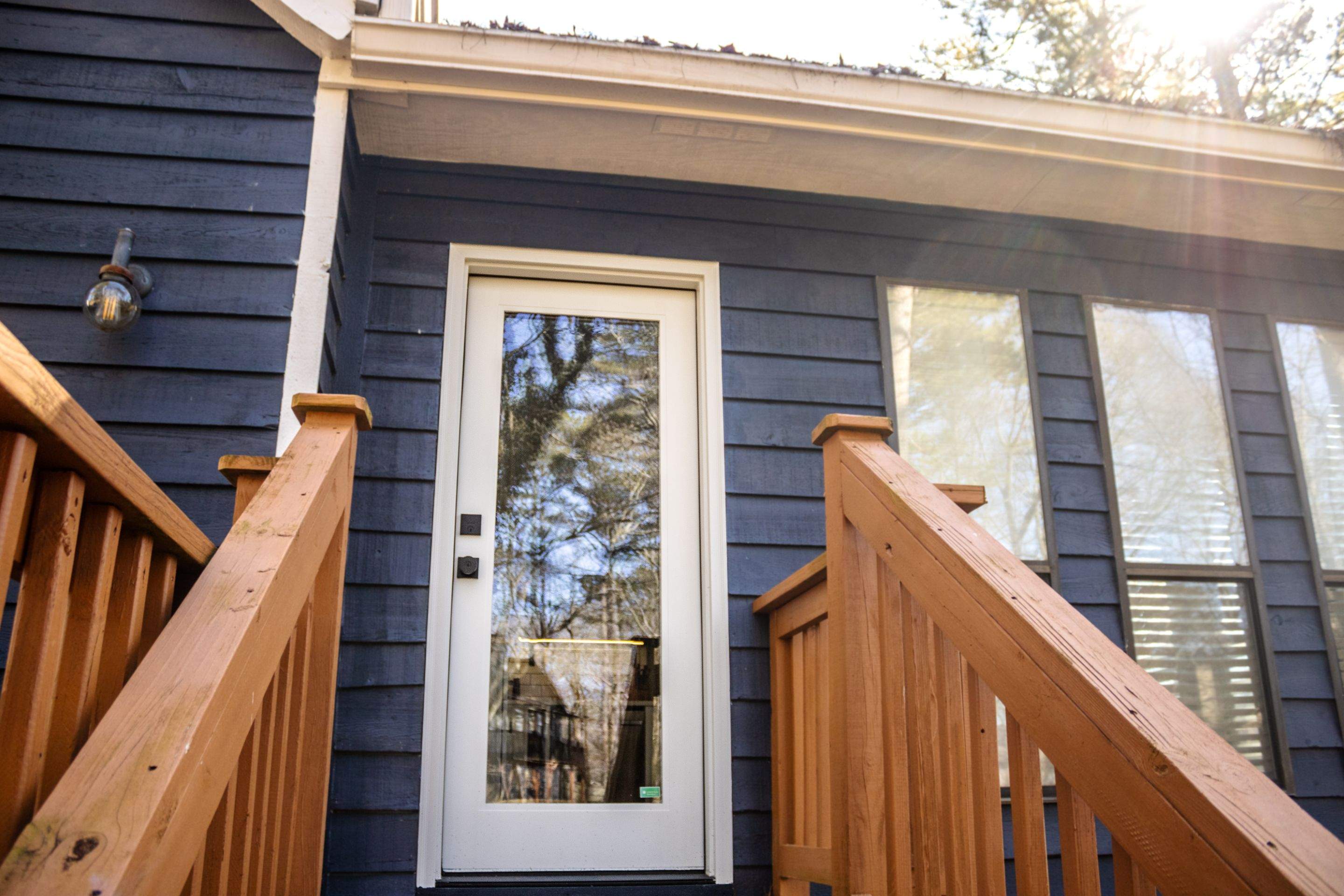 Three Door Installations using Harris Fiberglass Doors by Nelson Exteriors