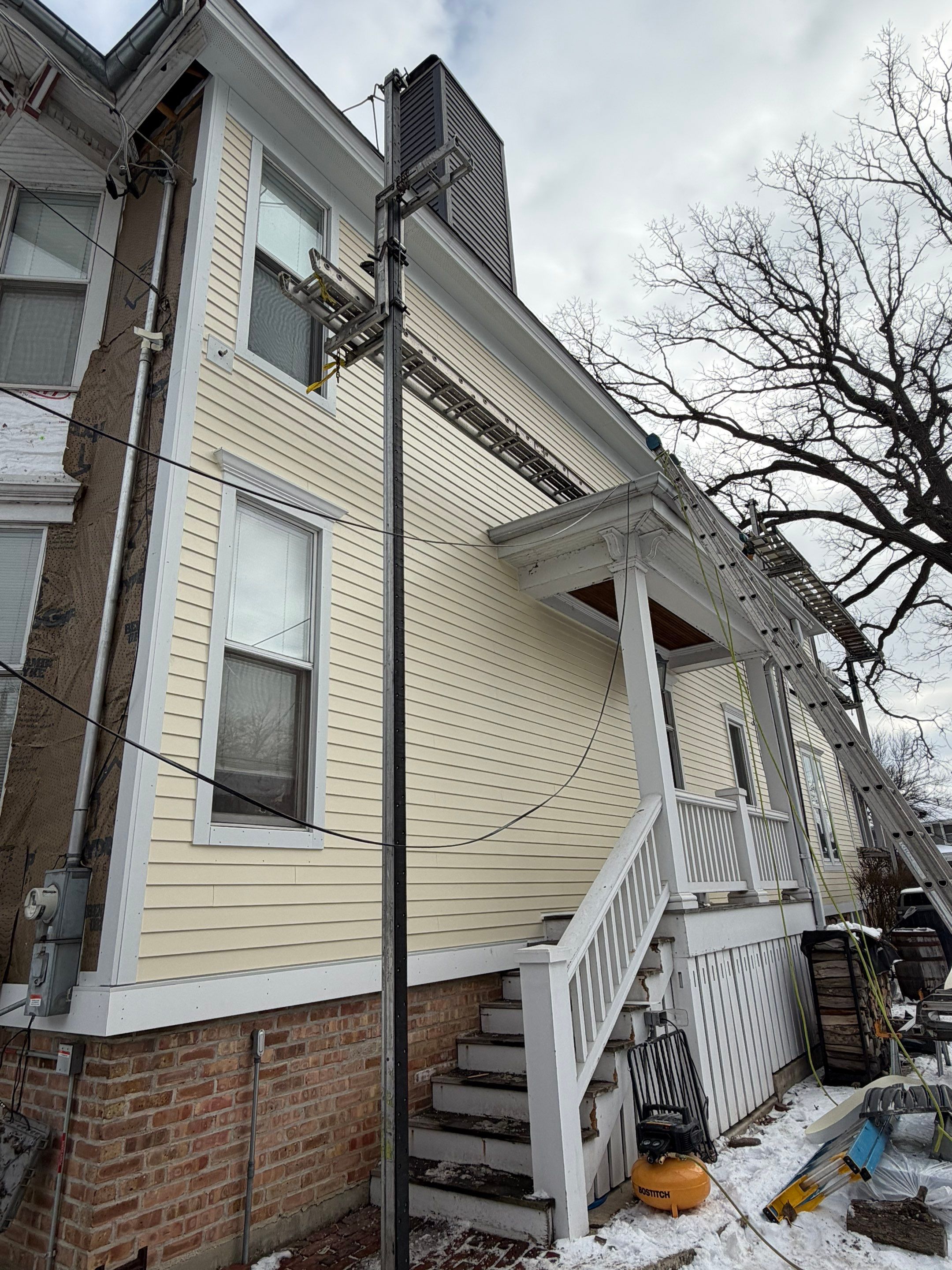 Full Exterior Siding and Trim Renovation in Wilmette by Great American Exteriors