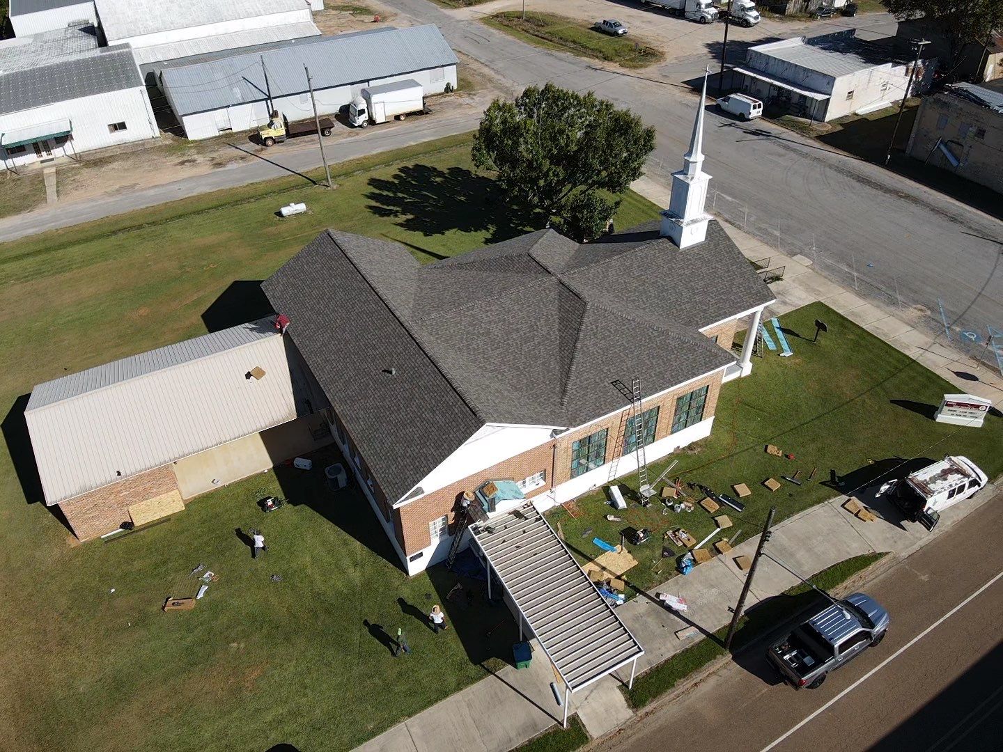 Hickory United Methodist Church by Halo Roofing and Restoration