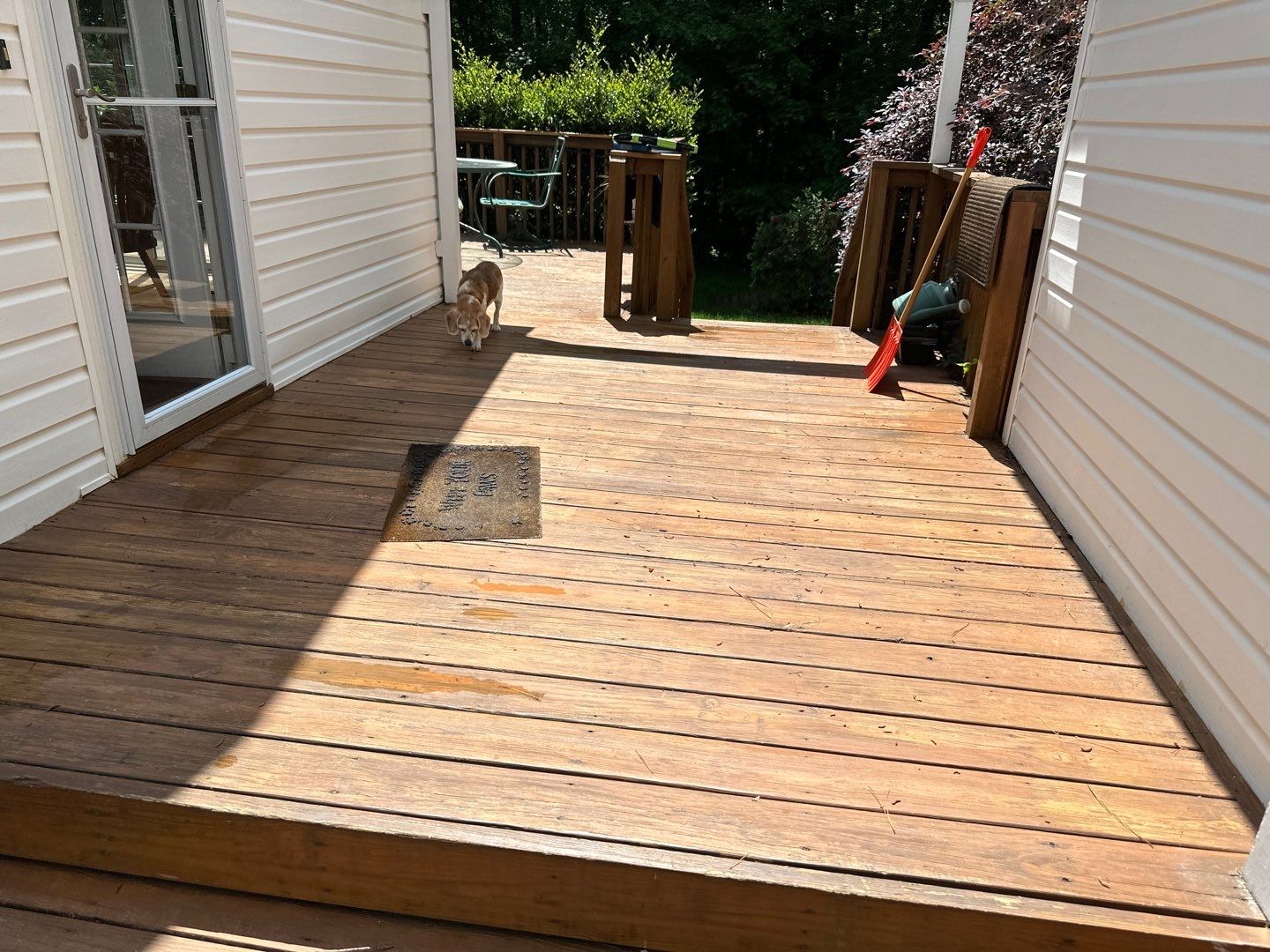 Weathered Deck using Wood Sealant by DuraSeal