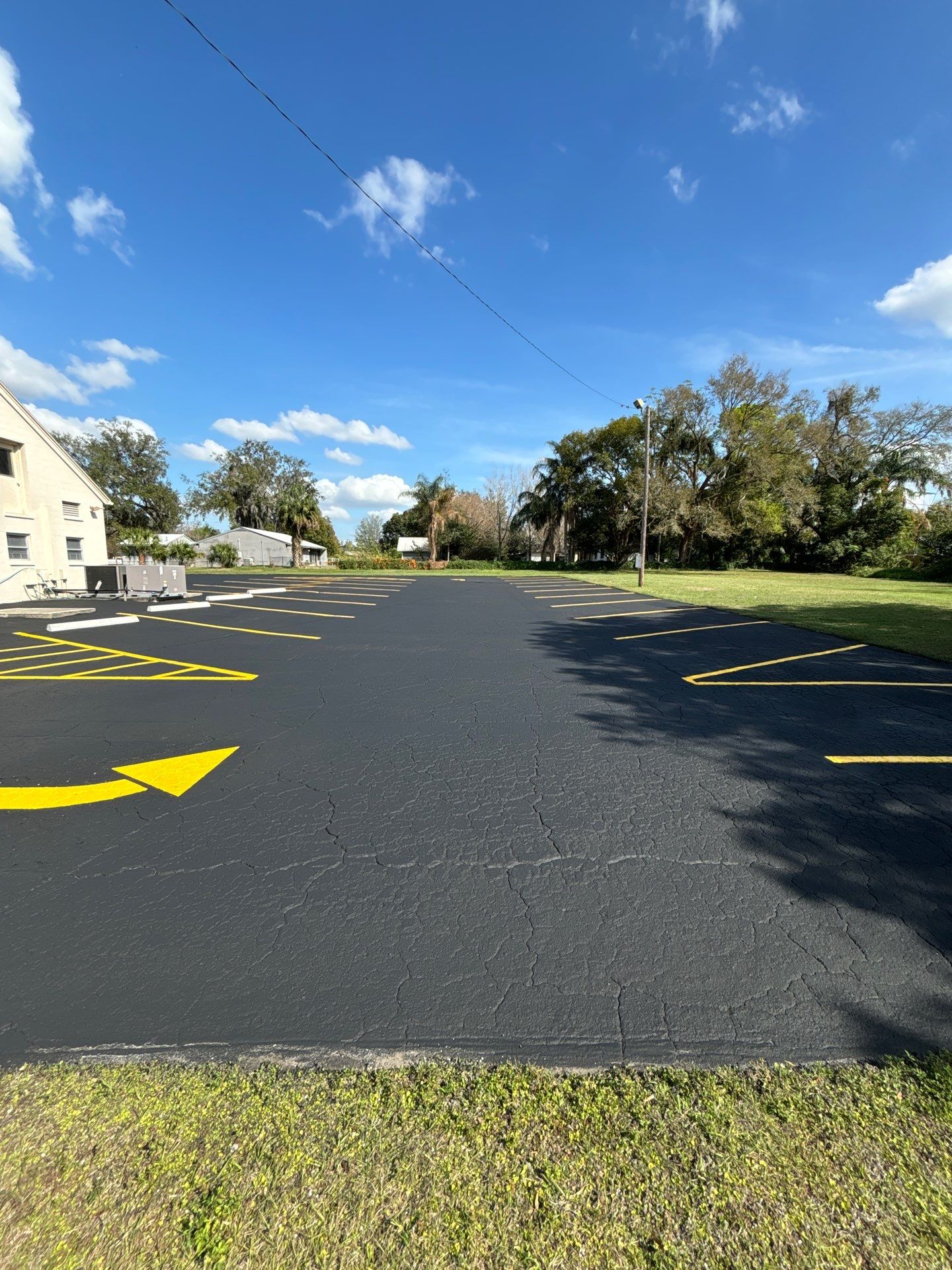 Asphalt Repair, Sealcoating & Line Striping at Beacon Hill Fellowship by Everline Coatings & Services - Southwest FL