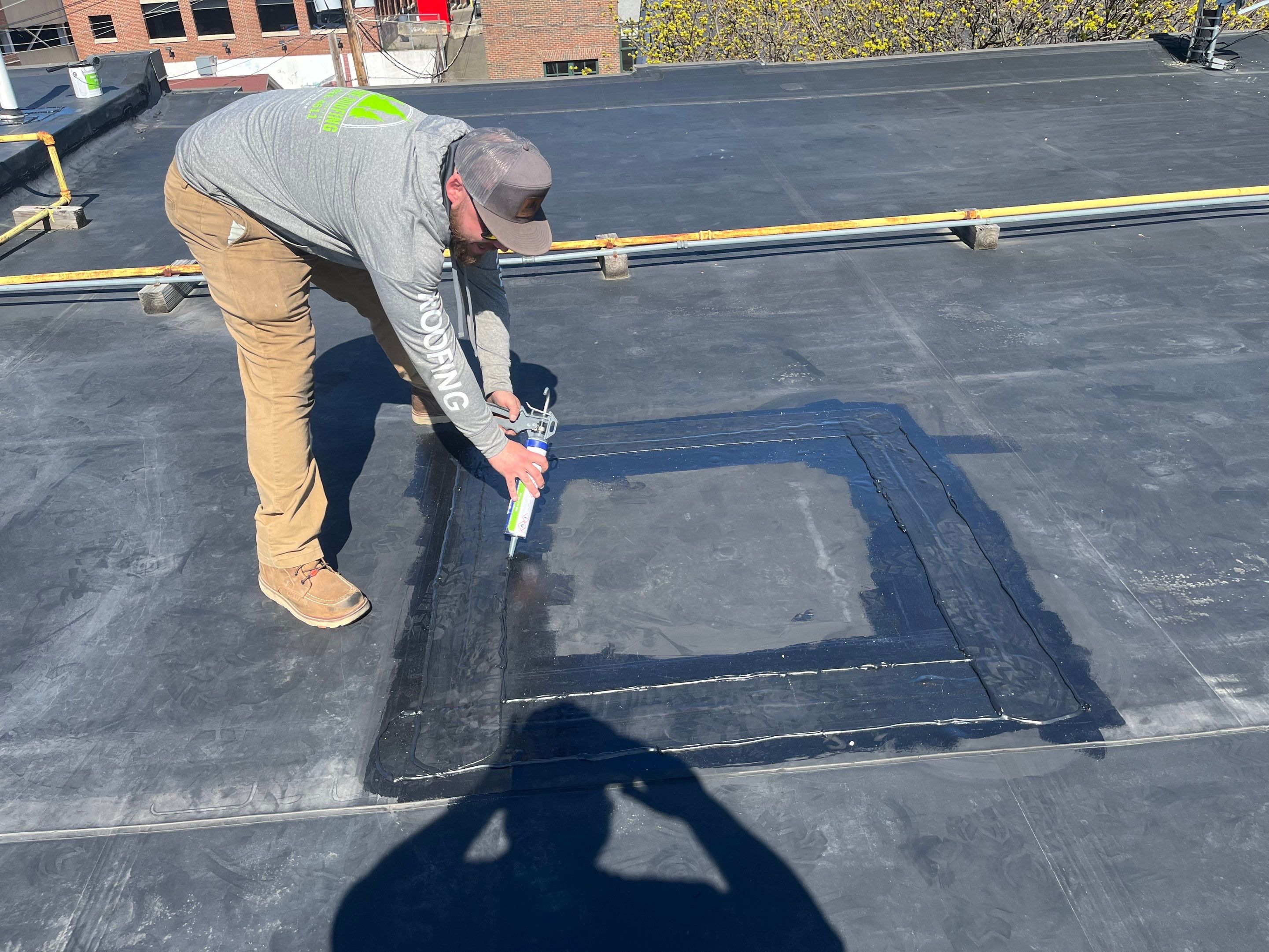 Portsmouth, NH Commercial Roof by Tall pine roofing