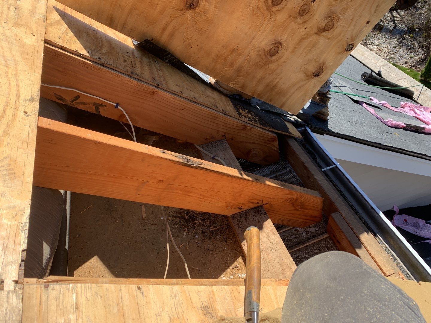 Residential Roofing Installation using Owens Corning TruDefinition Onyx Black by A Plus Exterior