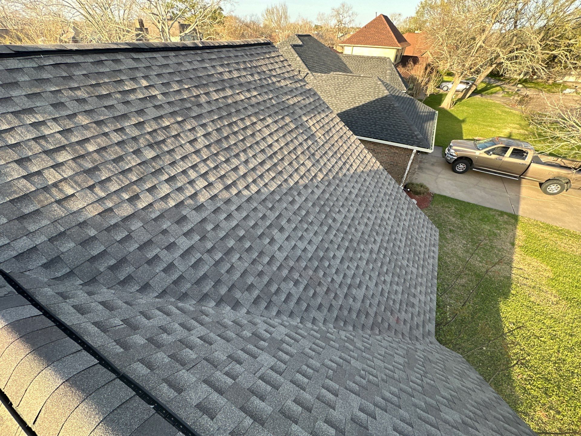 Residential Roofing Repair using GAF Timberline HDZ by Motion Roofing